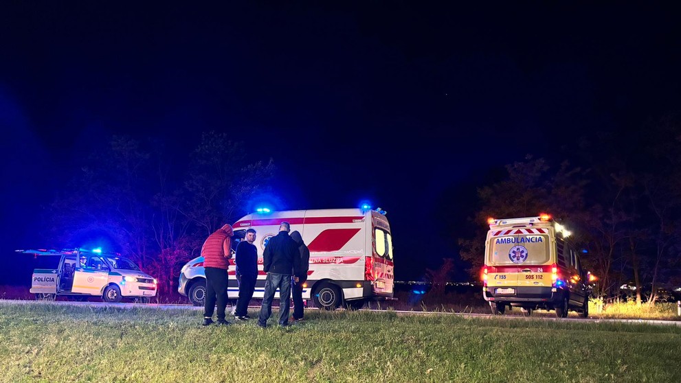 Nešťastie neďaleko benzínovej pumpy.