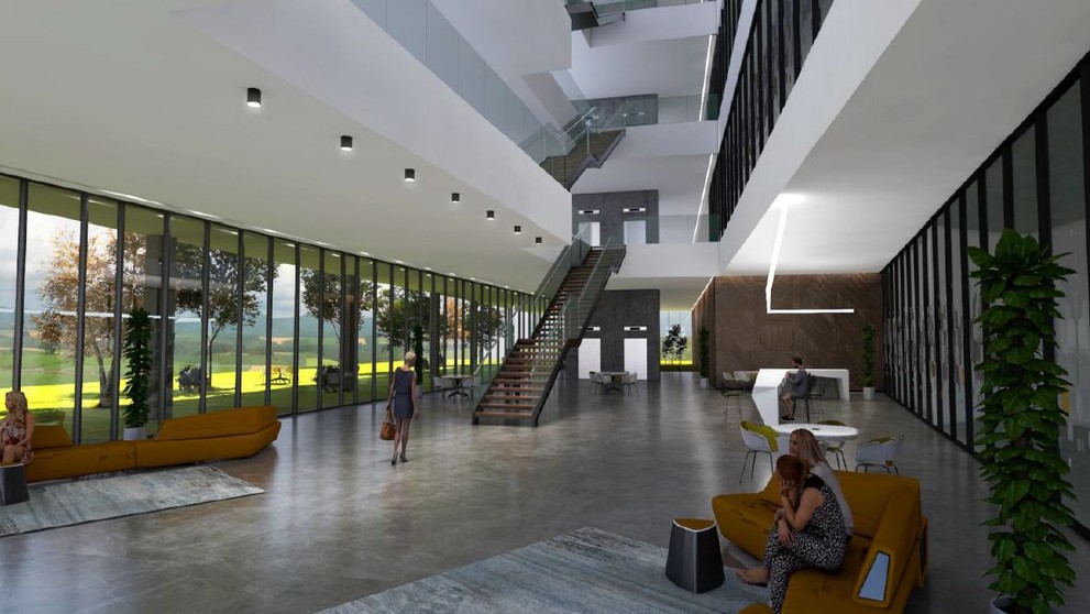 Vizualizácia Univerzitnej nemocnice Bratislava Rázsochy.