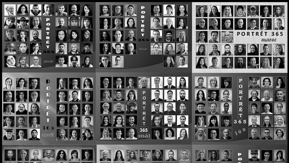 Fotograf Oliver Ondráš vytvoril 365 portrétov rôznych ľudí.