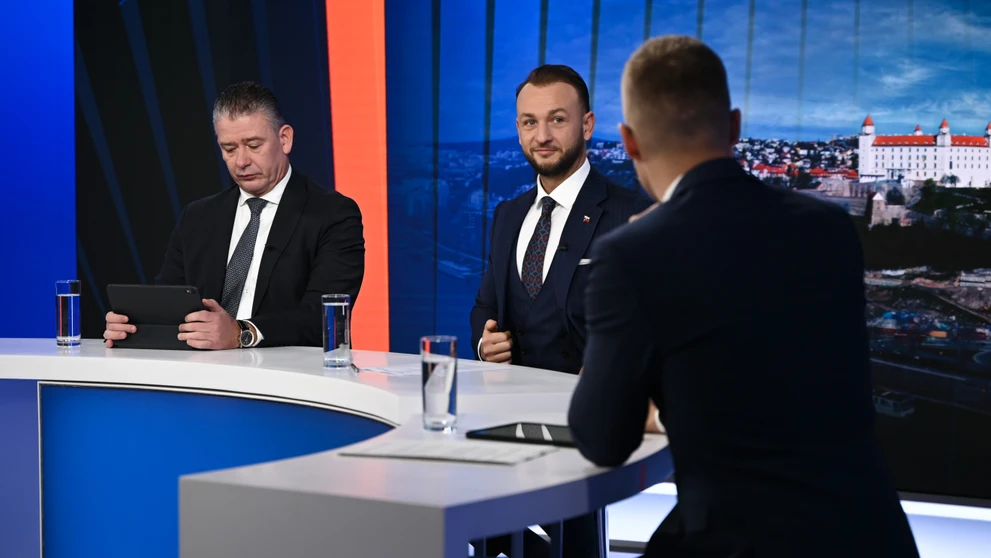 Roman Mikulec a Matúš Šutaj Eštok v relácii Na telo.
