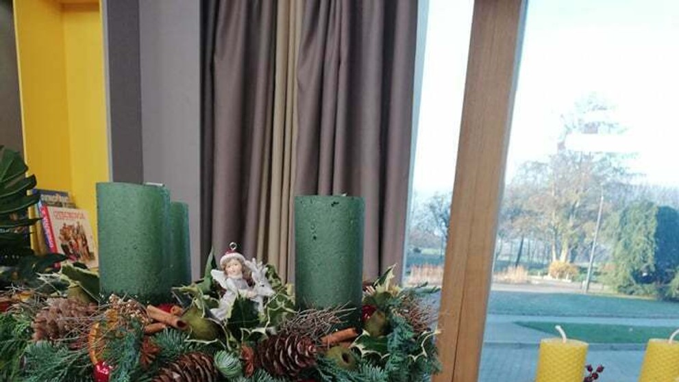 Adventný veniec od Silvie