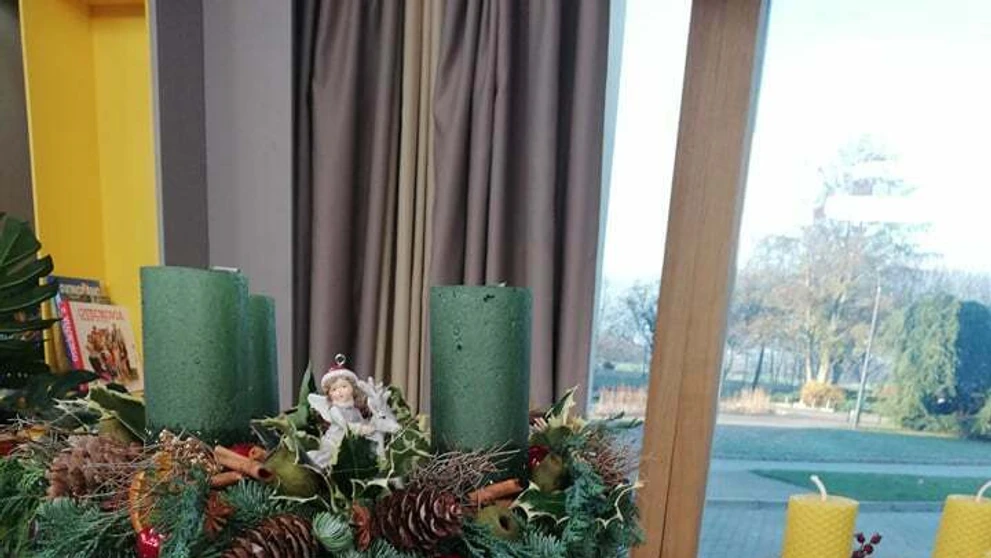 Adventný veniec od Silvie