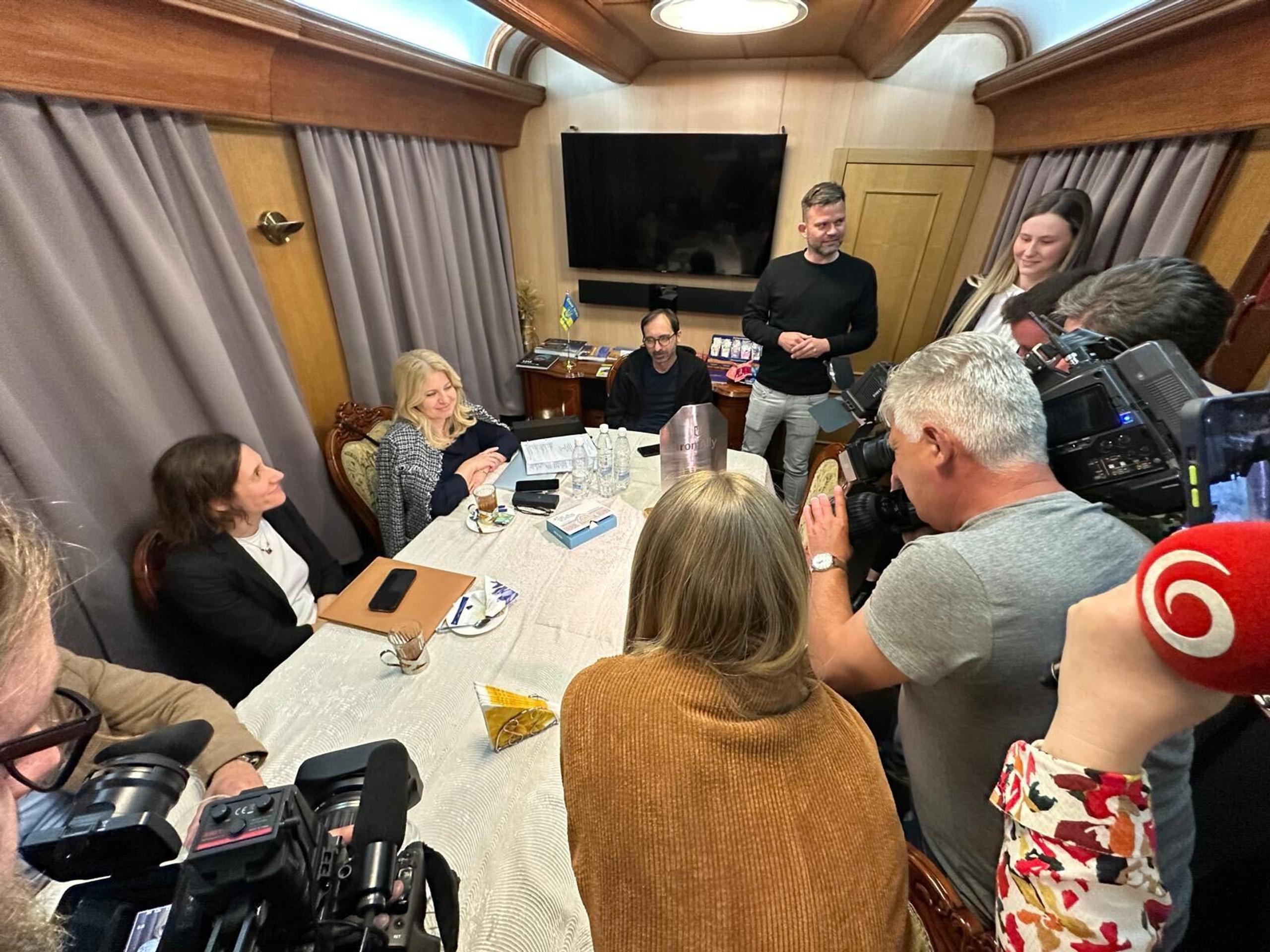 Prezidentka na Ukrajine.