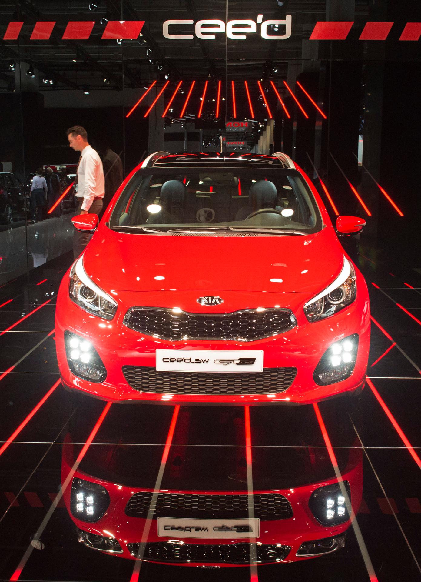 Na snímke model novej generácie Kia Cee'd SW