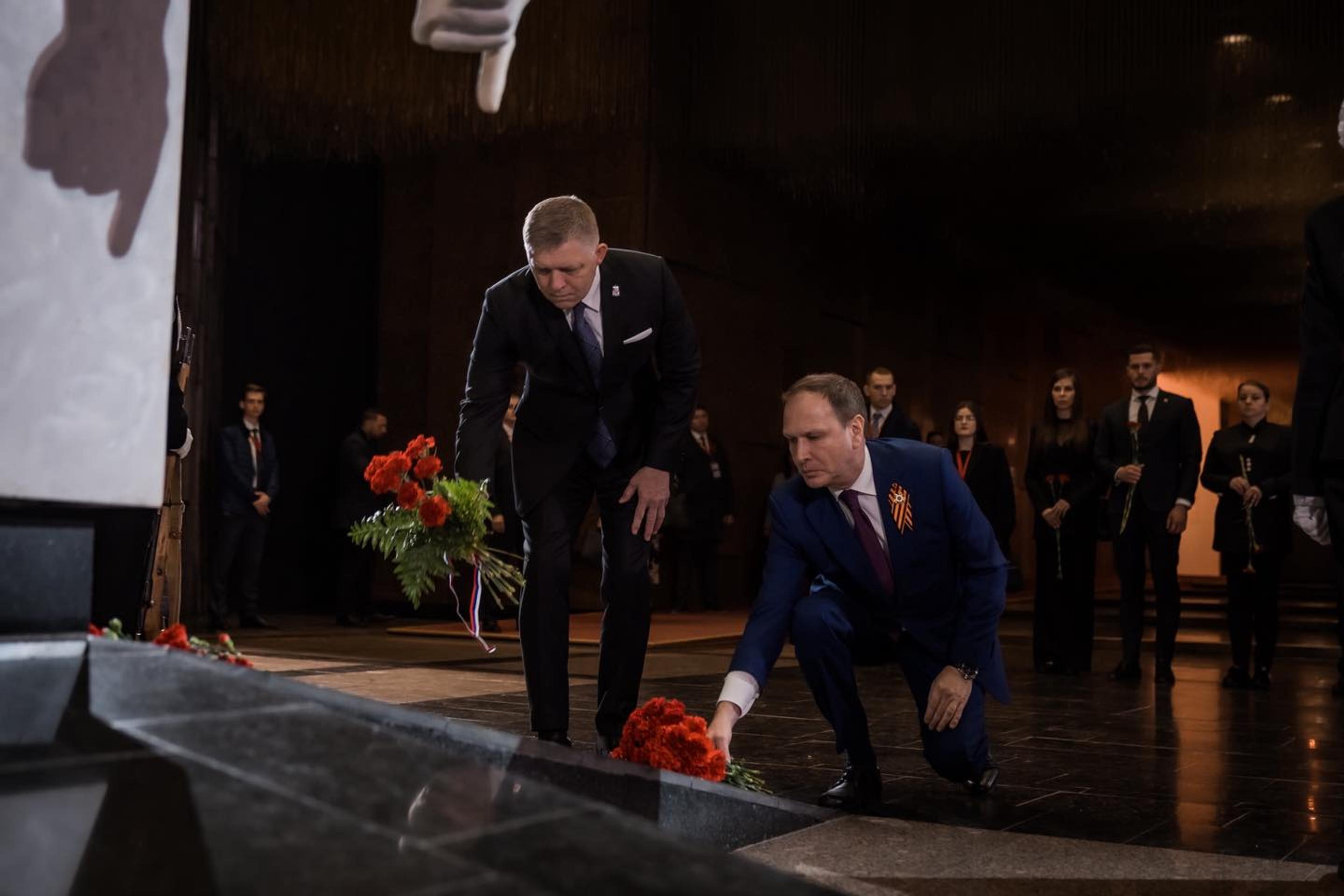 Predseda vlády SR si pripomenul 80. výročie ukončenia 2. svetovej vojny v Moskve