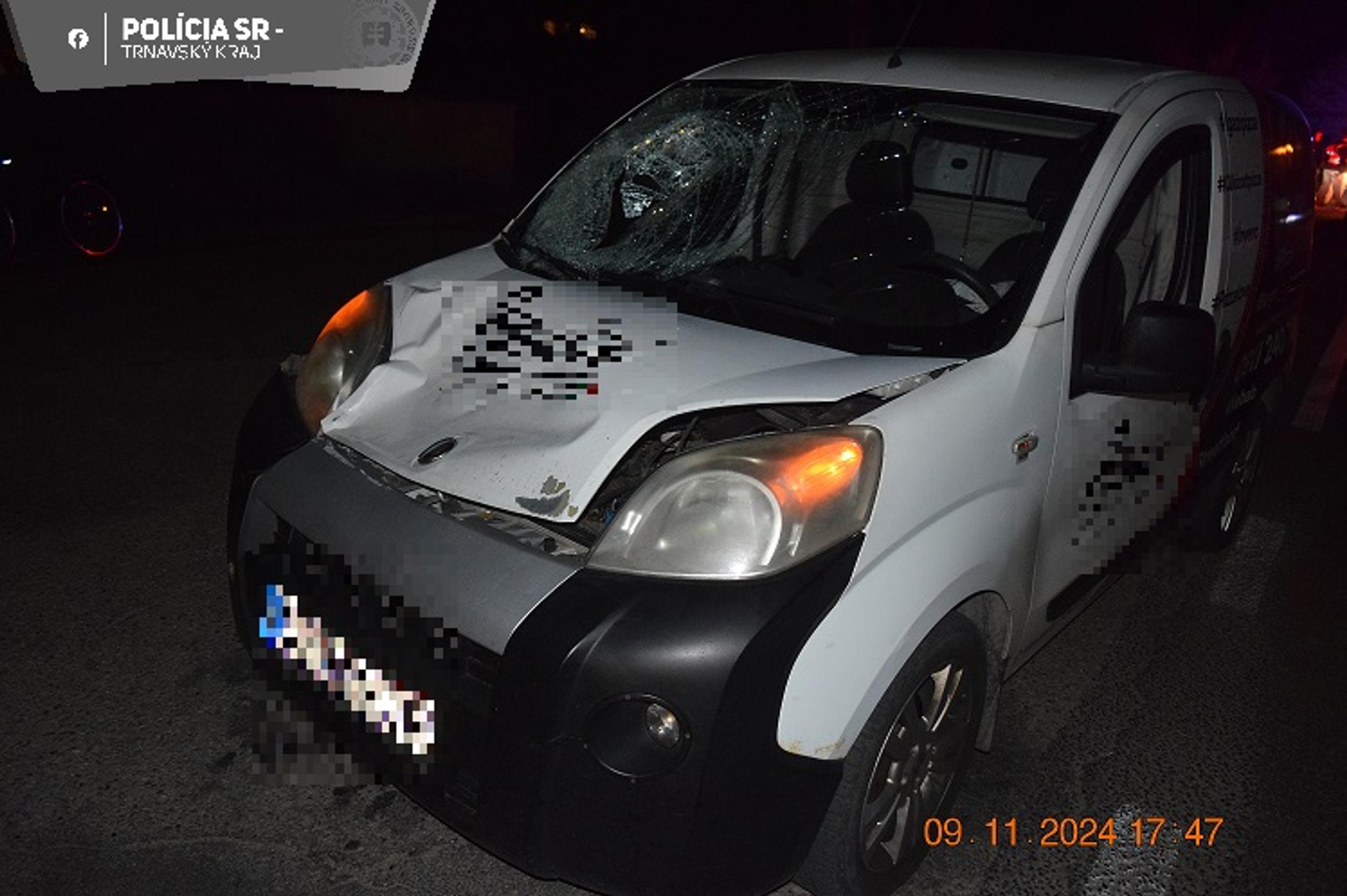 Tragická nehoda v obci Vrakúň.