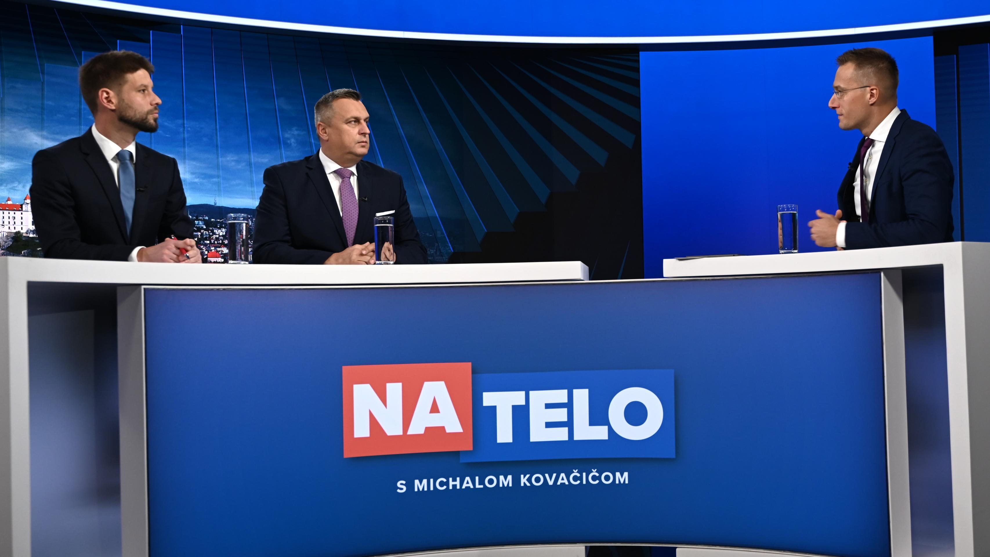 Hosťami relácie Na telo boli Michal Šimečka a Andrej Danko