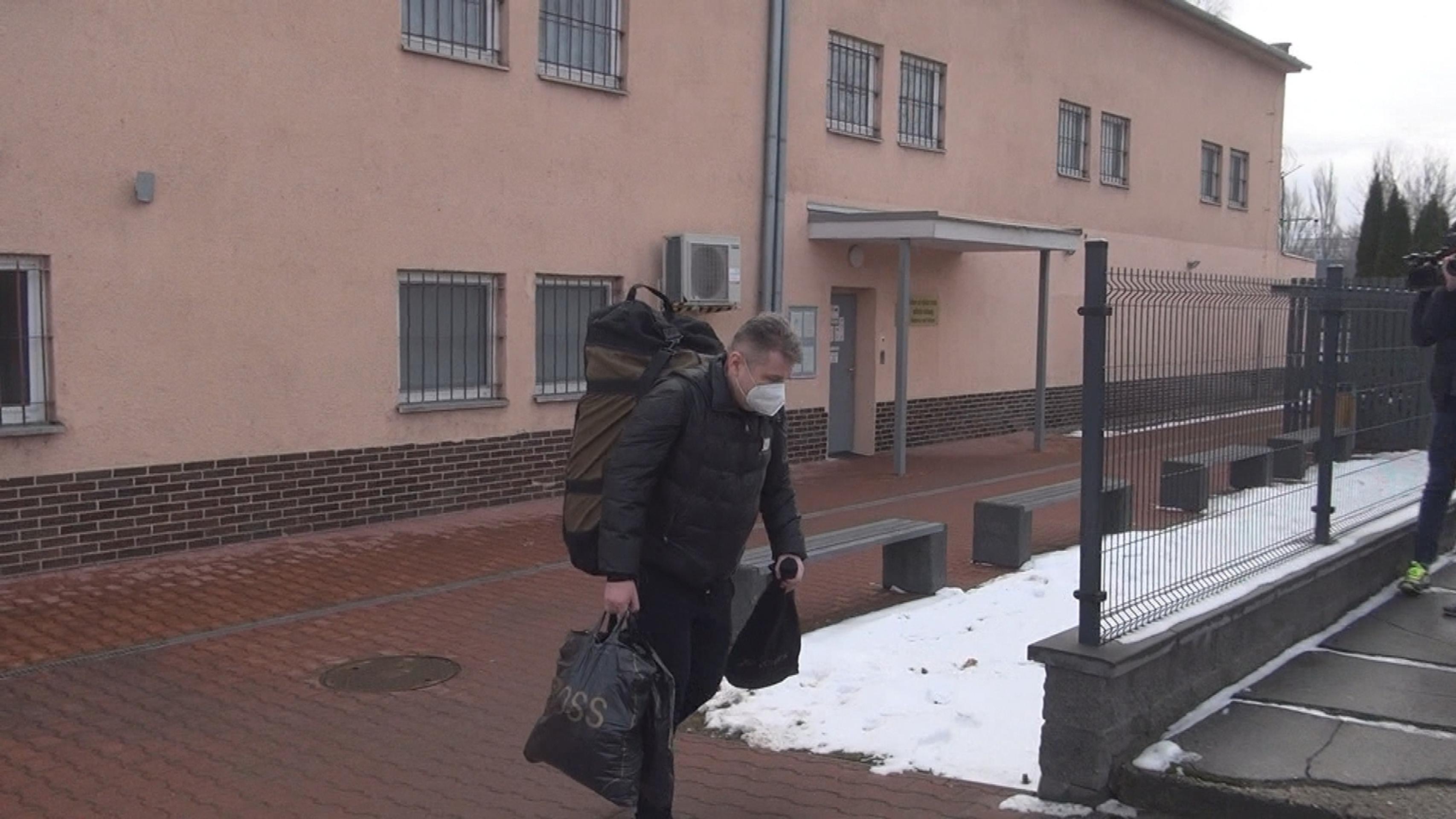 Ladislav Bašternák po prepustení z väzenia.