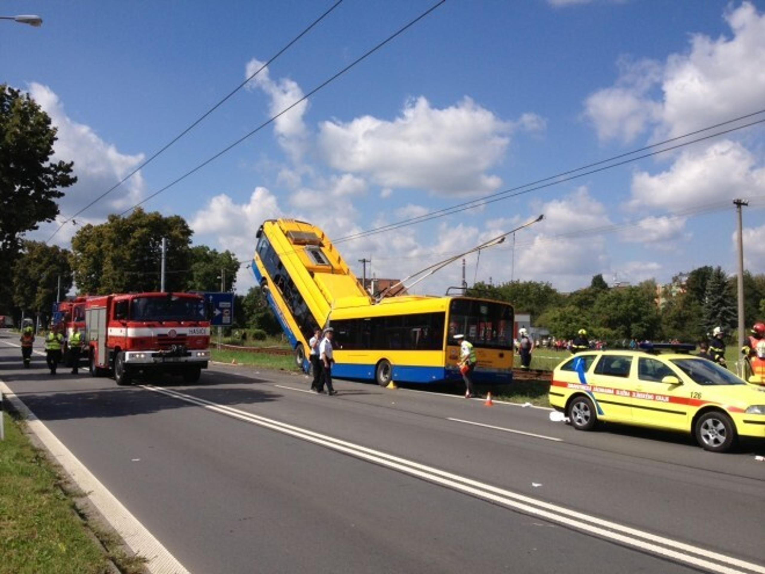 Ďalší záber z miesta nehody