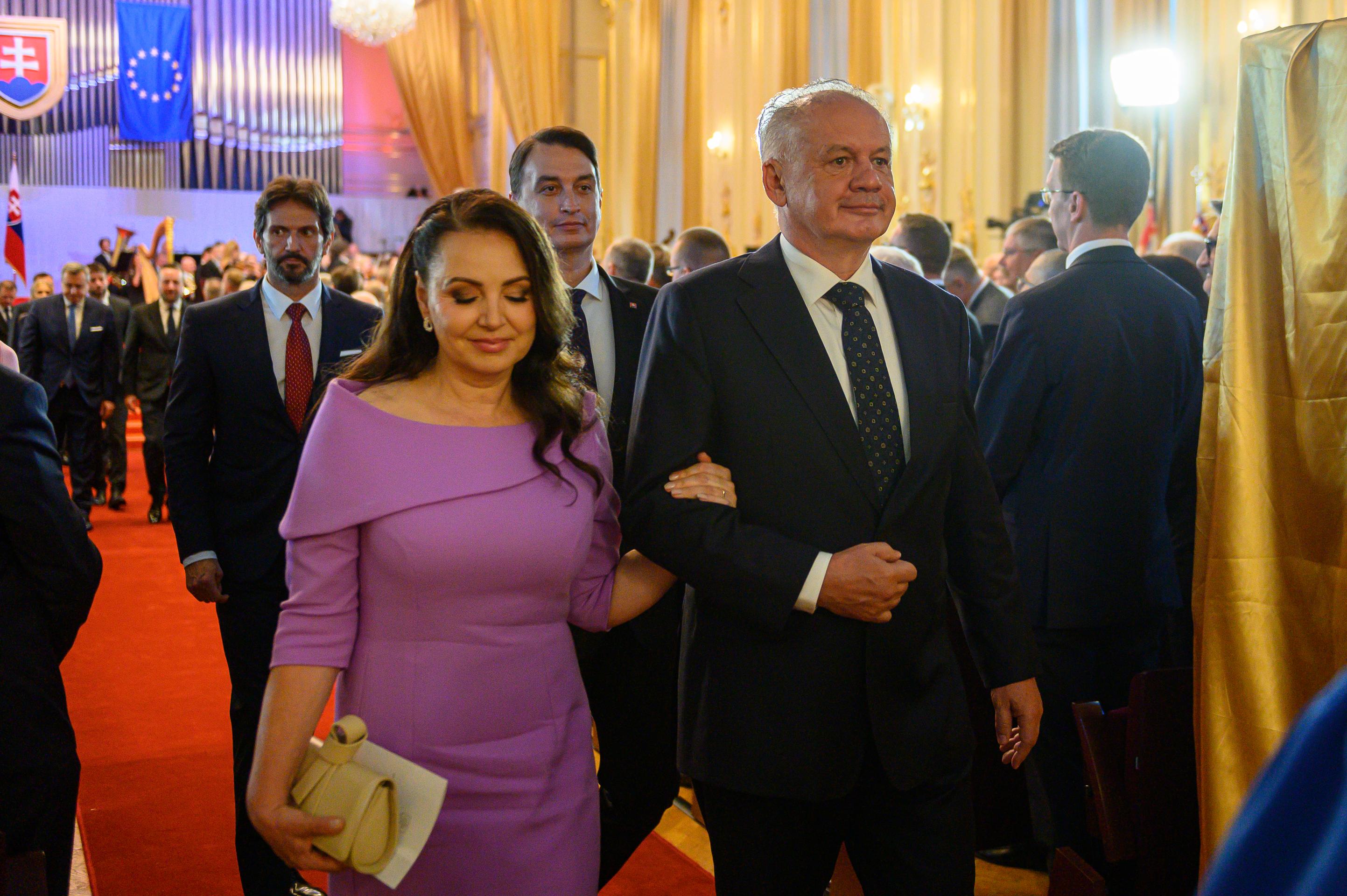 Bývalý prezident SR Andrej Kiska s manželkou.