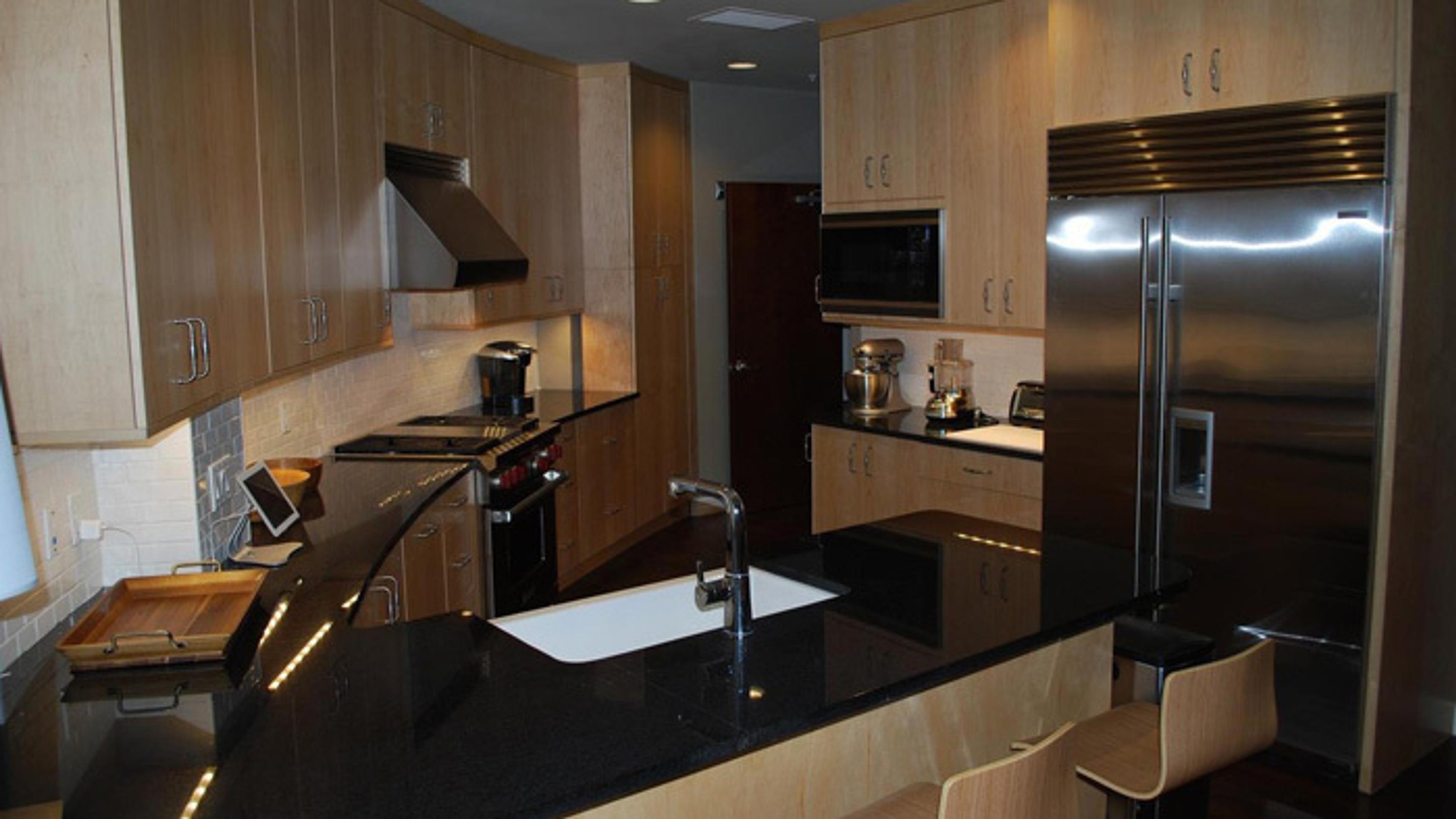 Kuchyňa v jednom z luxusných bunkrov.