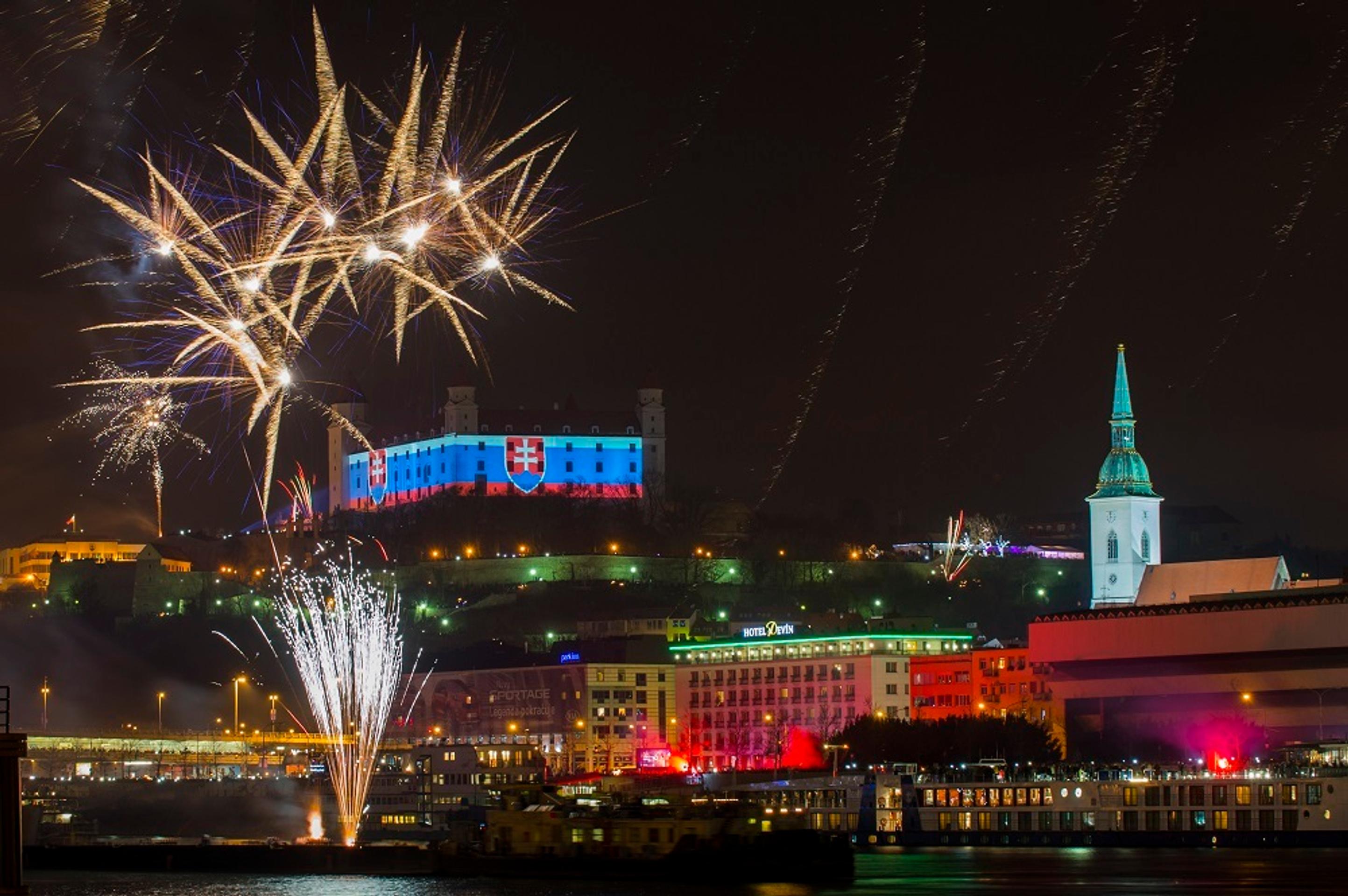 Silvester v Bratislave.