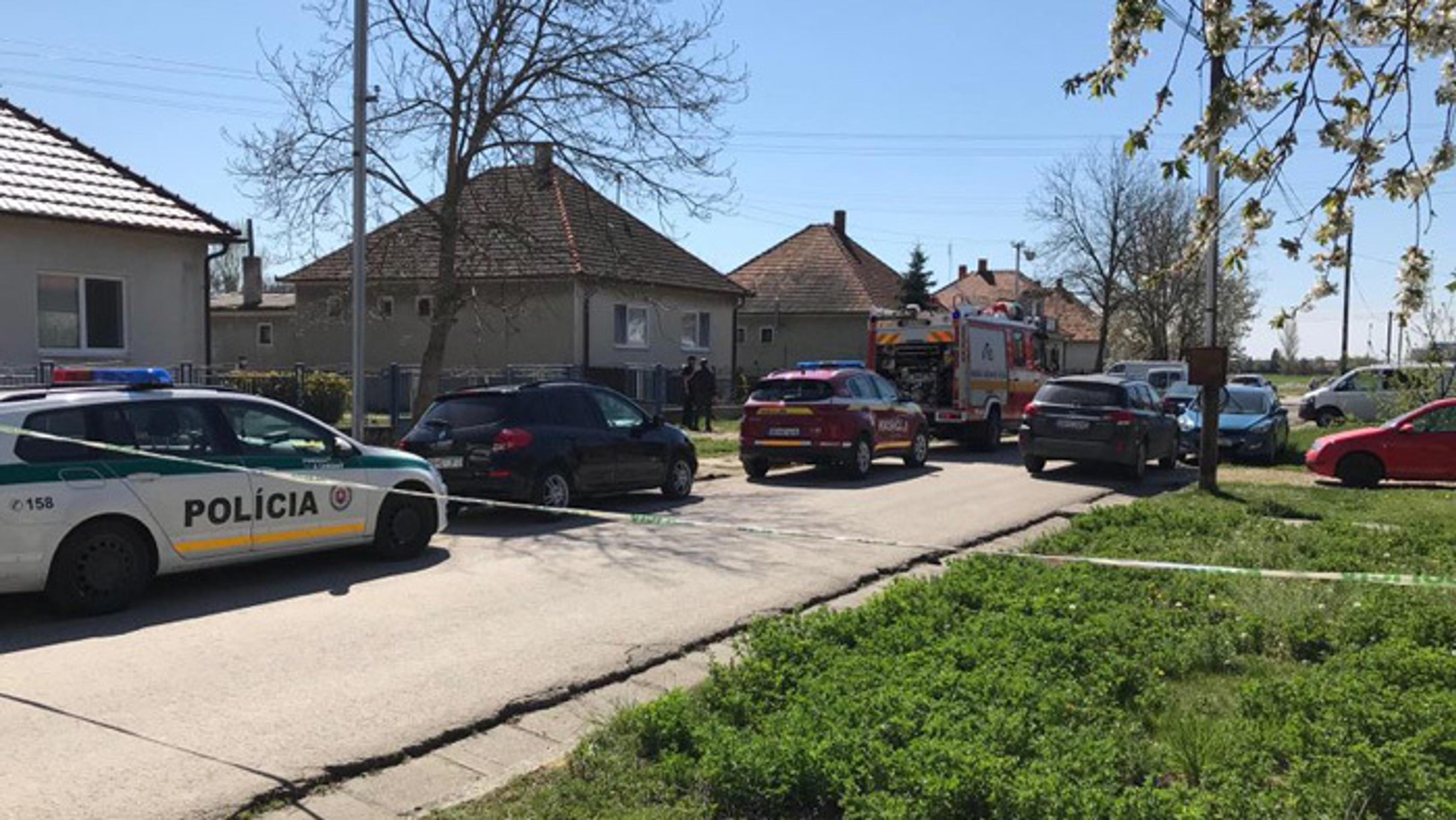 Dom vo Vrábľoch, kde sa stal pracovný úraz.