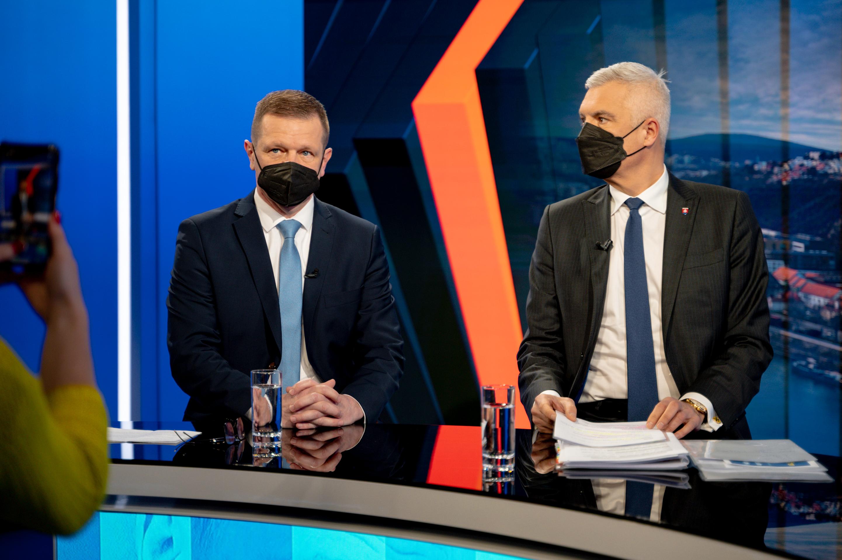 Peter Kmec a Ivan Korčok v Na telo.