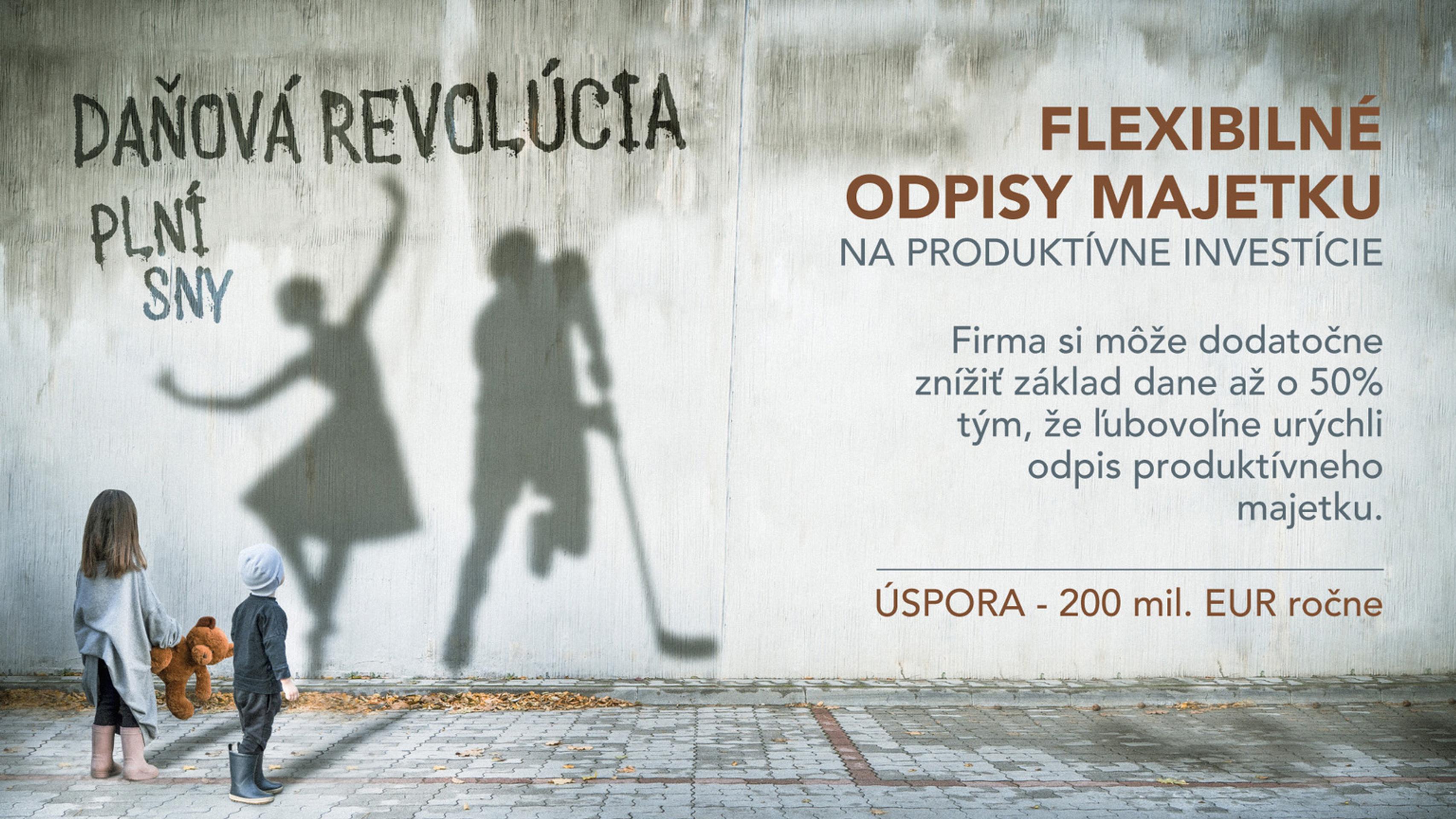 Flexibilné odpisovanie majetku.