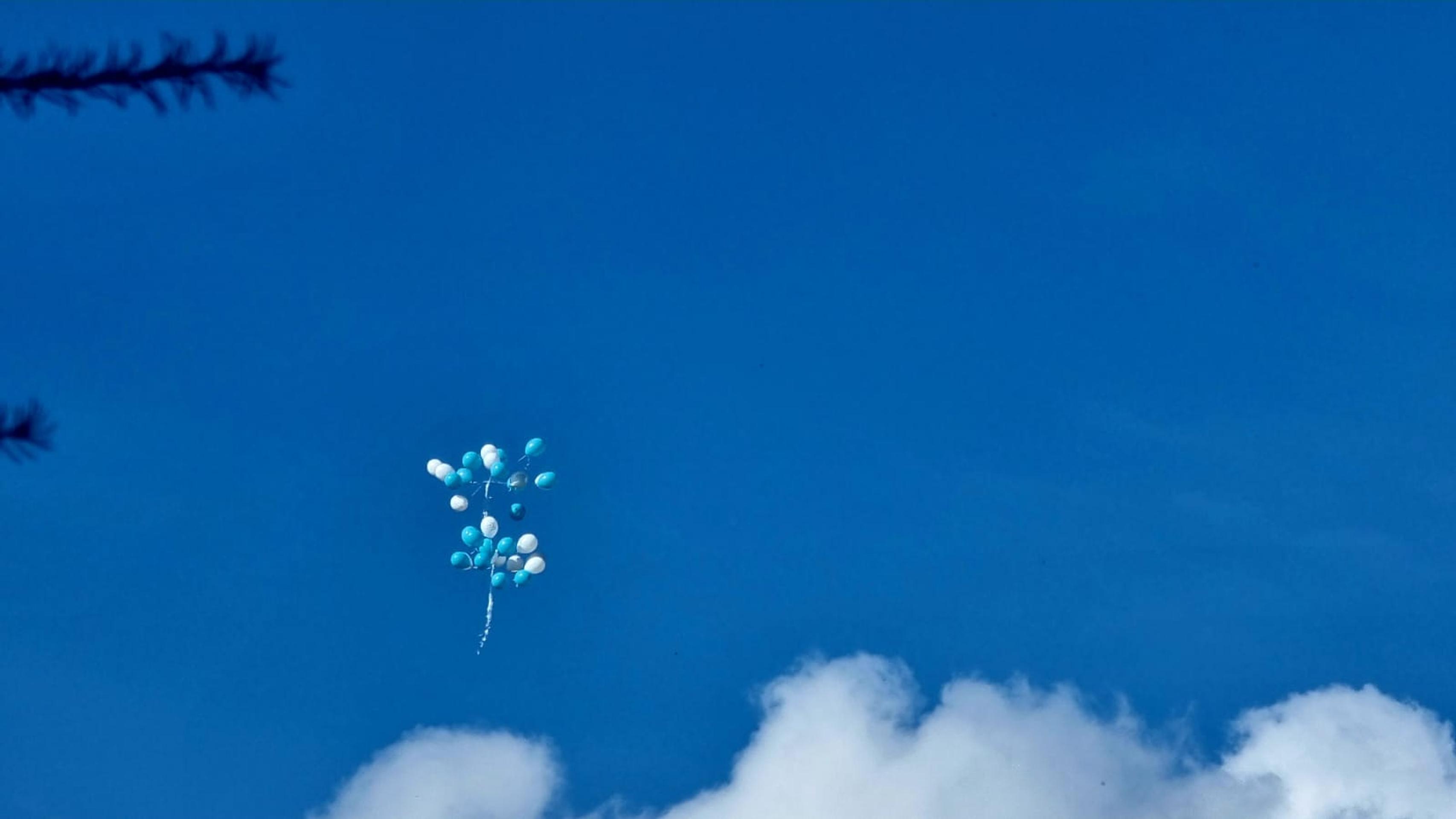 Dávidovi (†6) do neba vypustili balóny