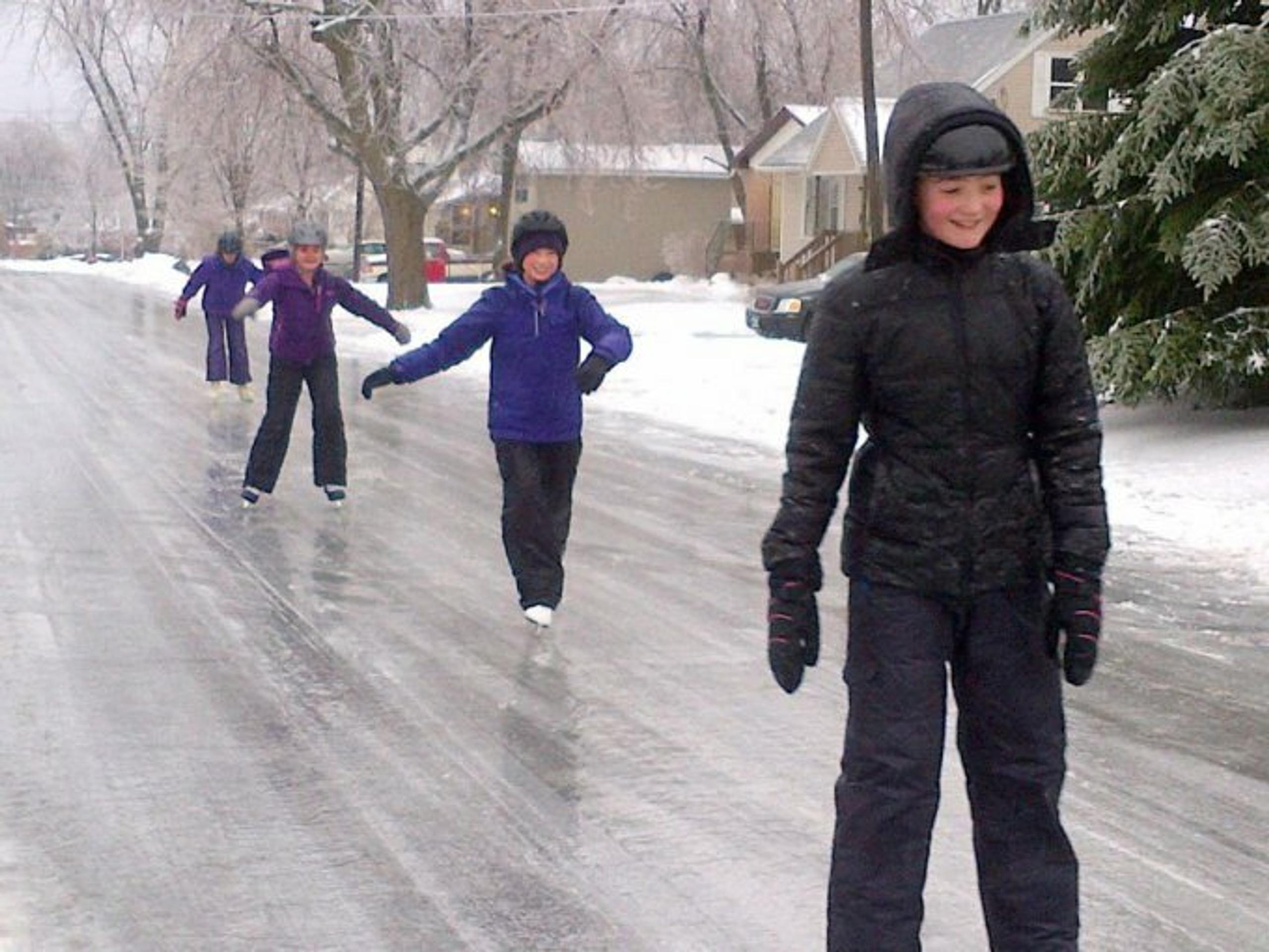 Ľadová búrka v Kanade