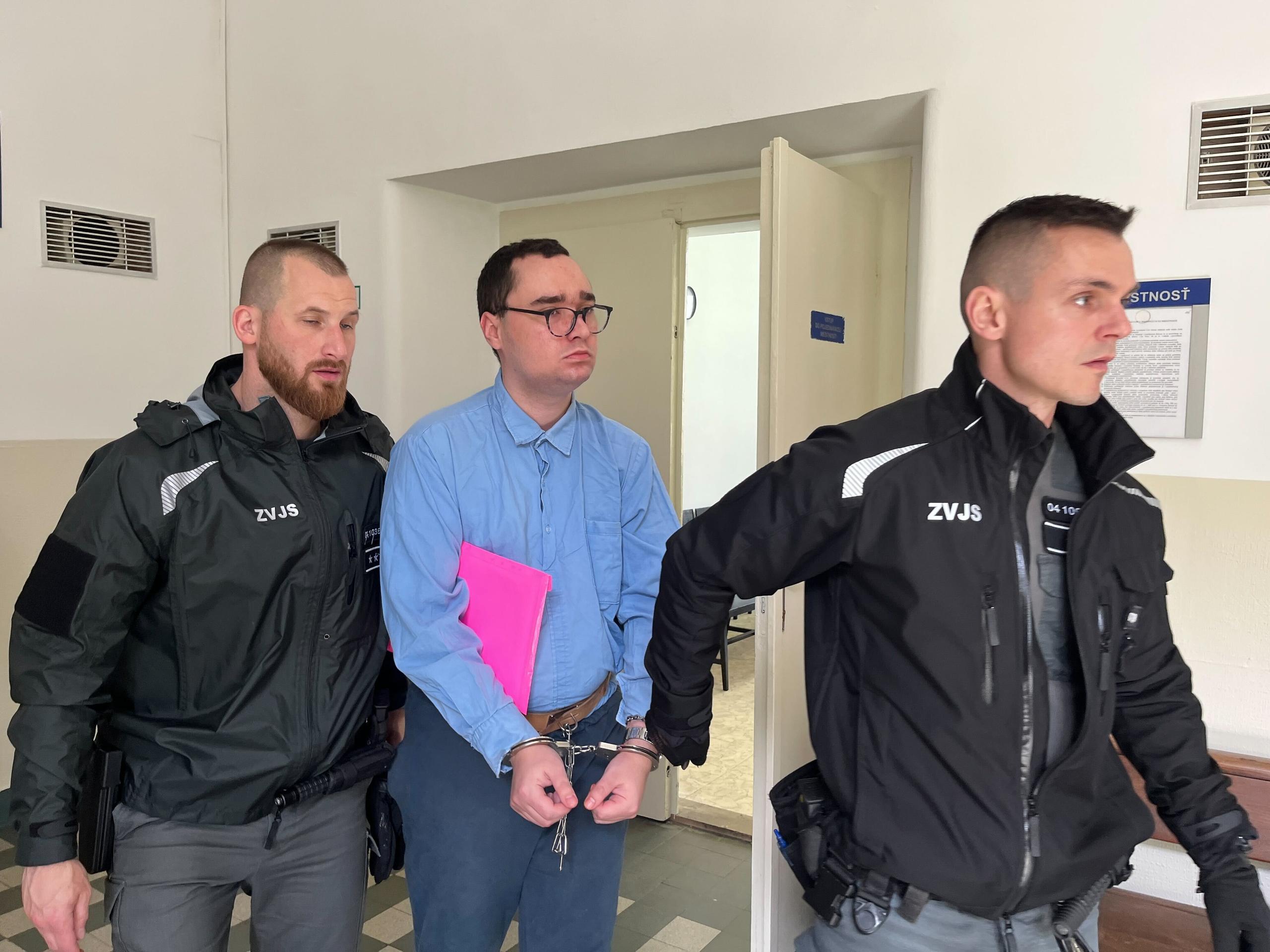 Ukrajinec Volodymyr na odvolacom súde.