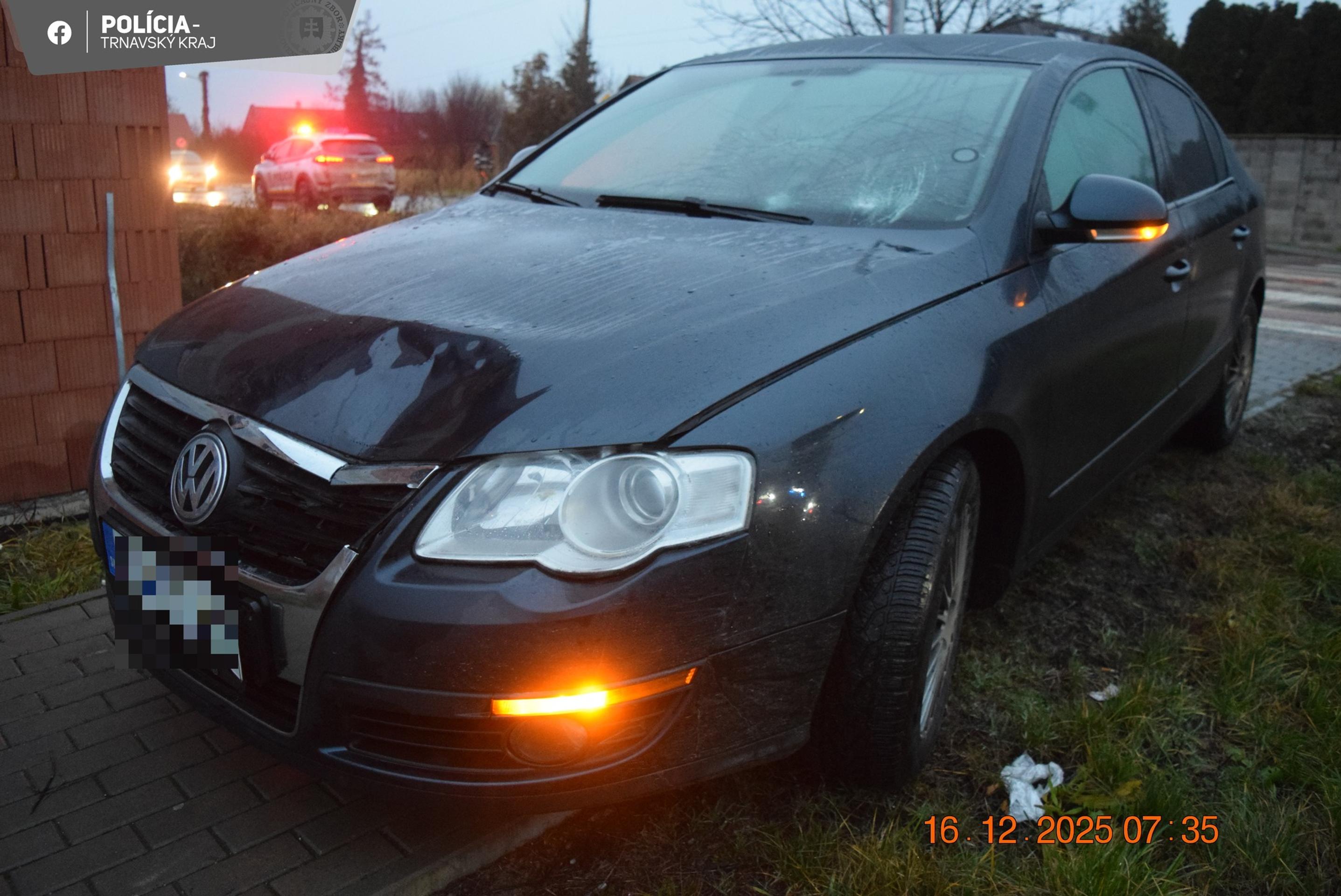 Tragická dopravná nehoda v obci Kvetoslavov