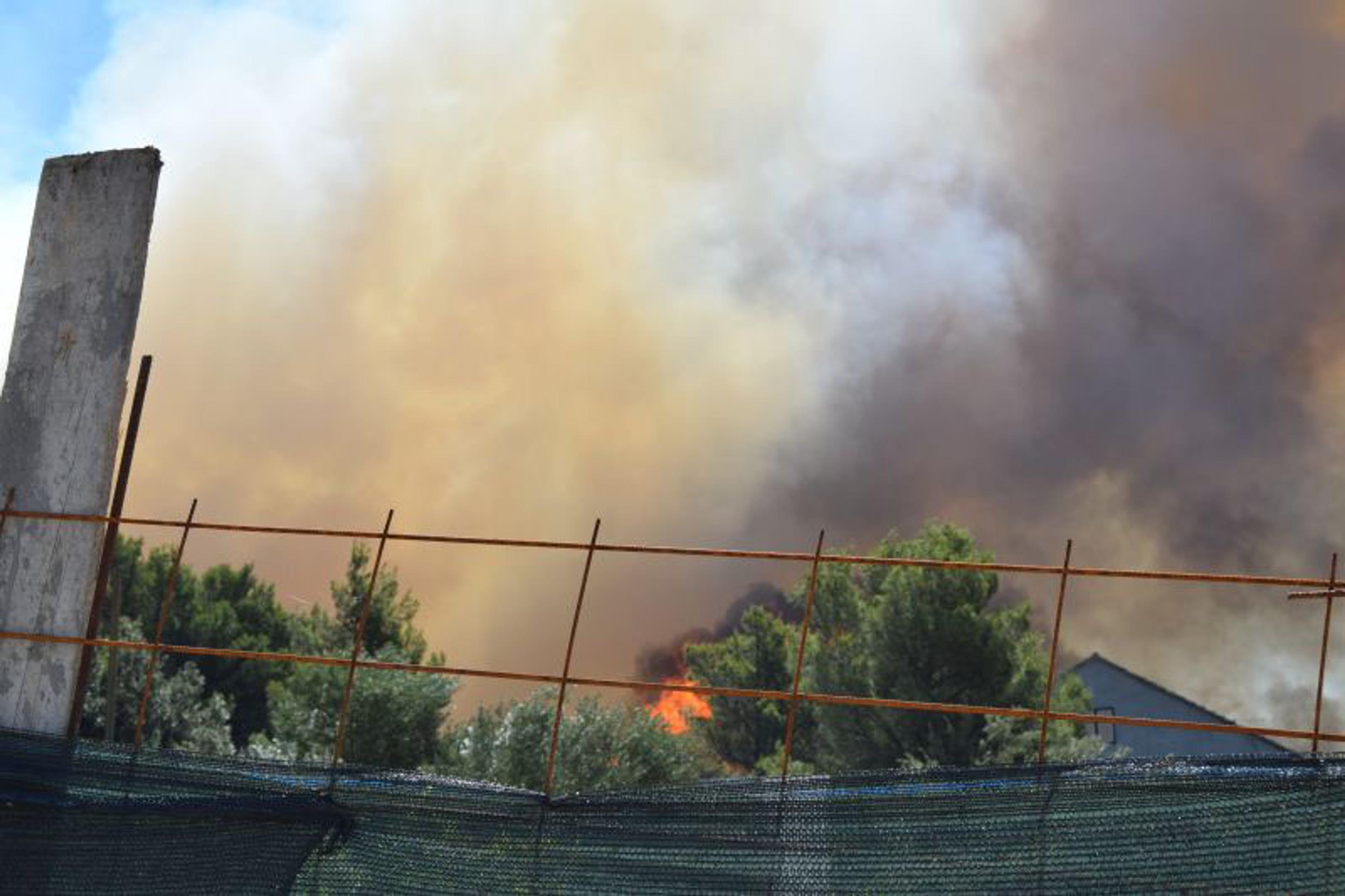 Požiar v chorvátskej Brodarici