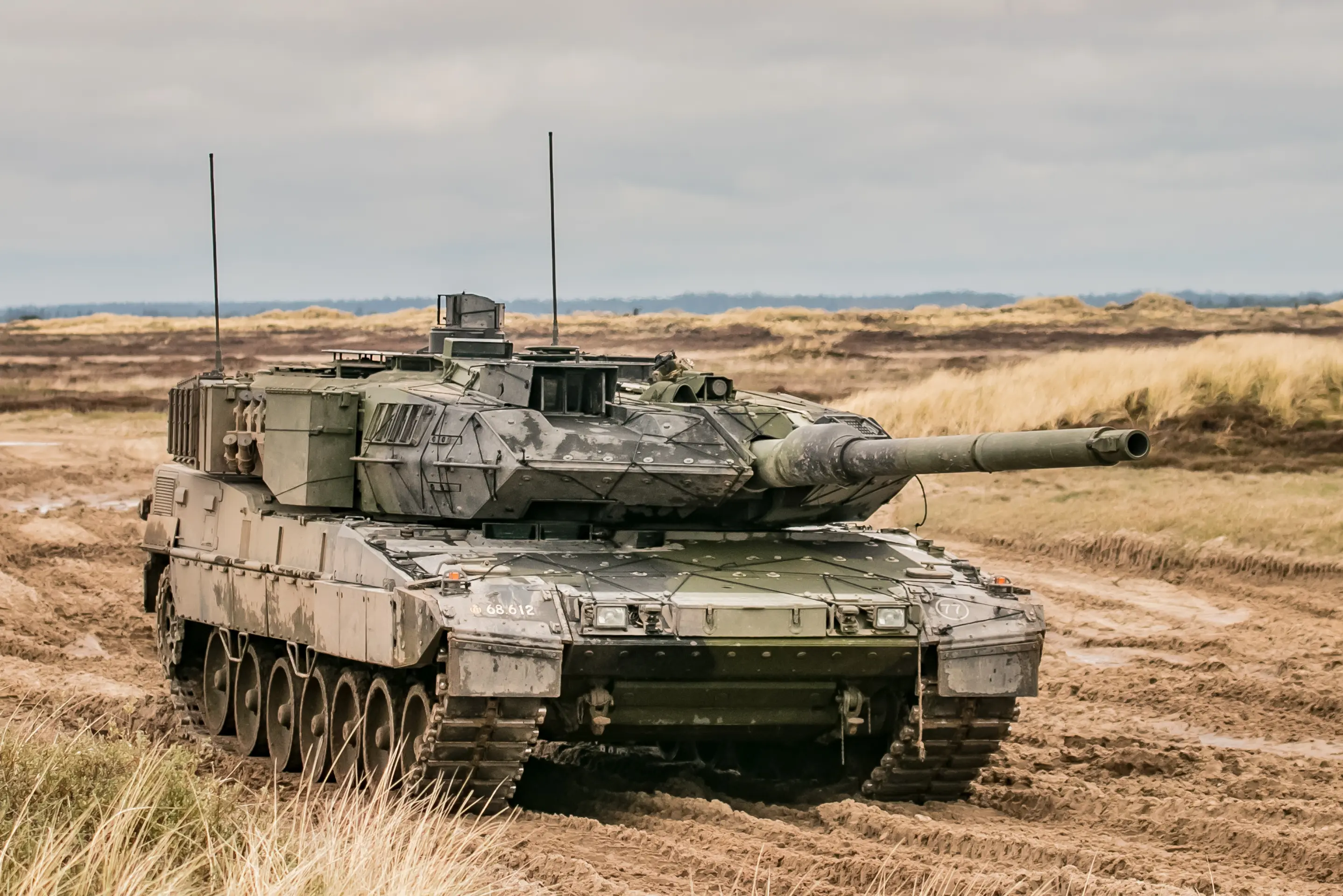 Nemecký hlavný bojový tank Leopard 2.