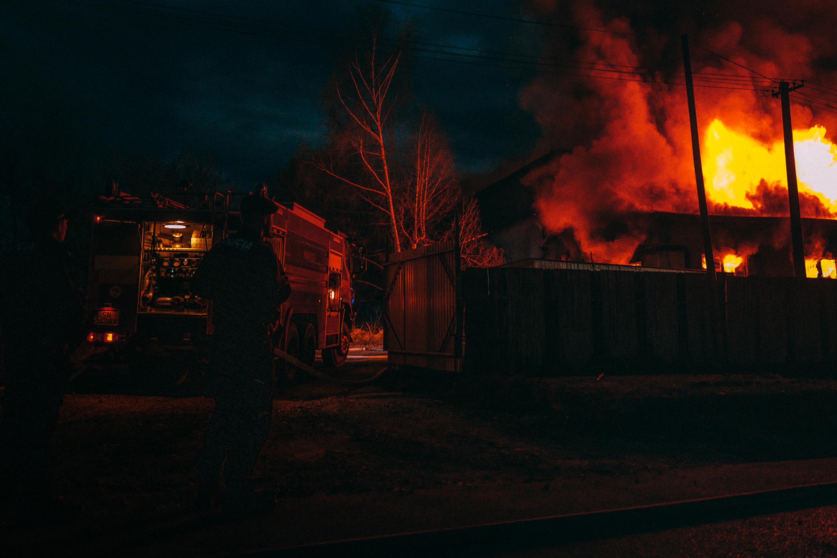 Veľký požiar v Spišských Tomášovciach.