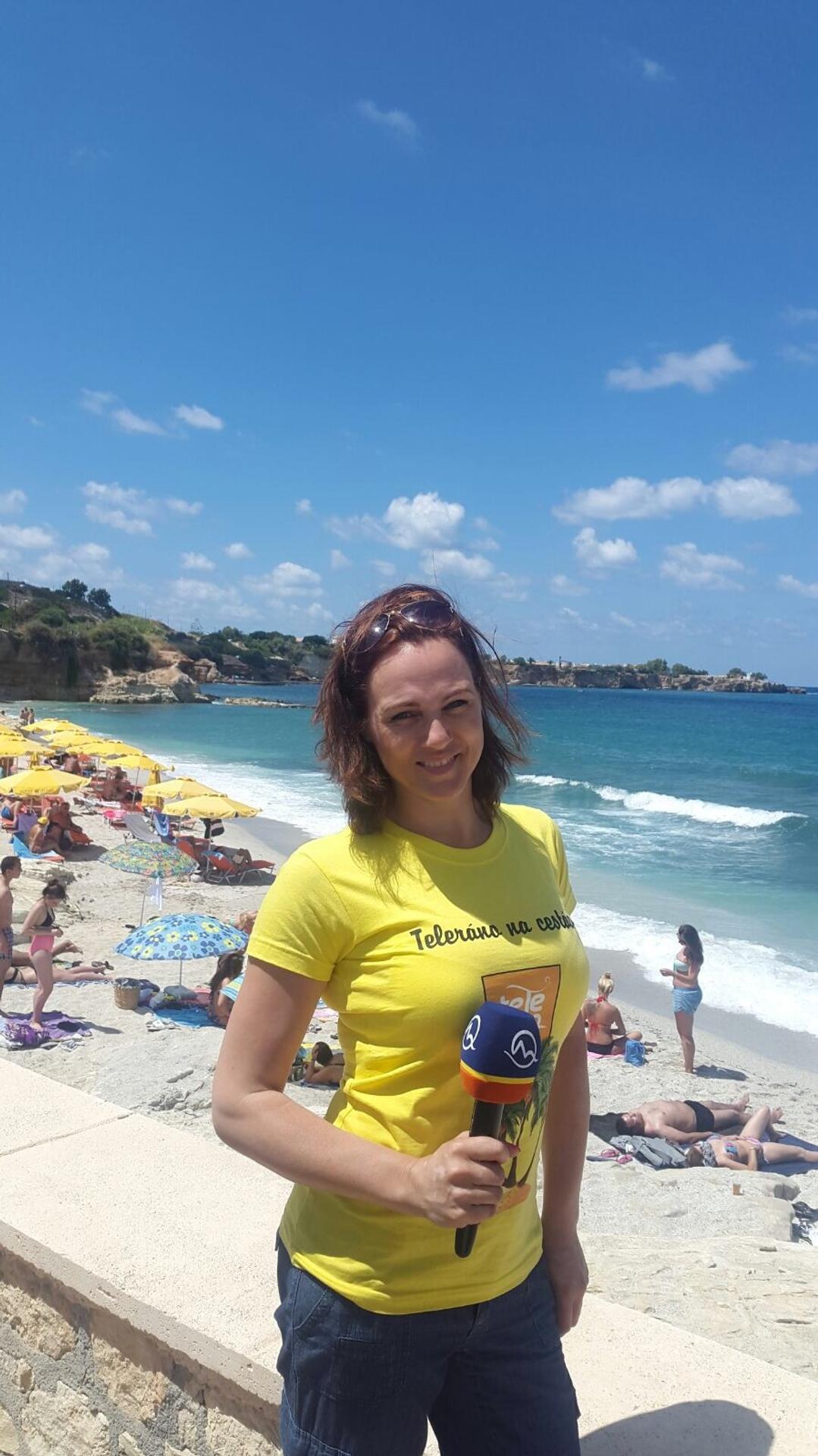 Aďka Poláková na Rhodose