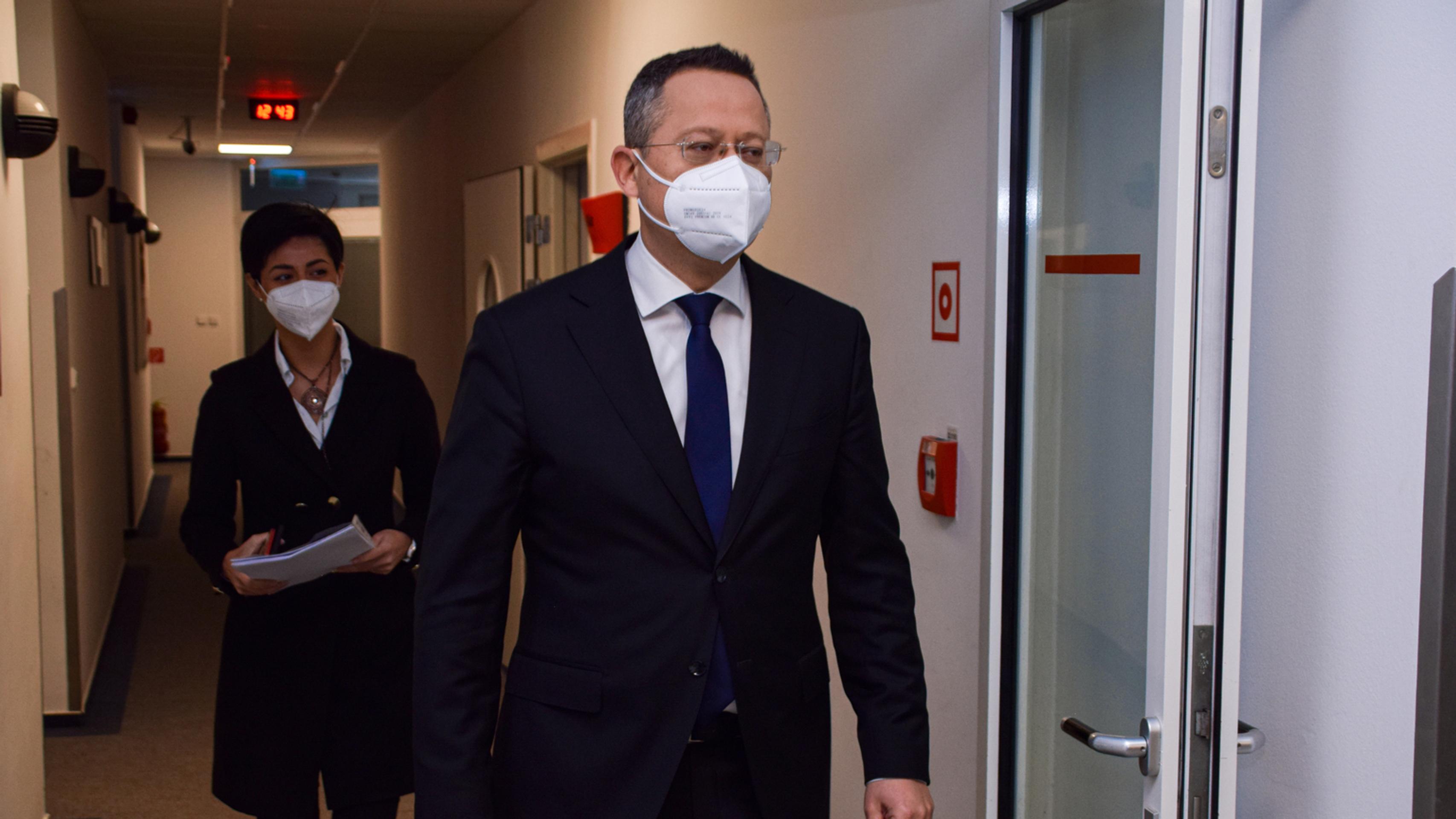 Ladislav Kamenický pred natáčaním.