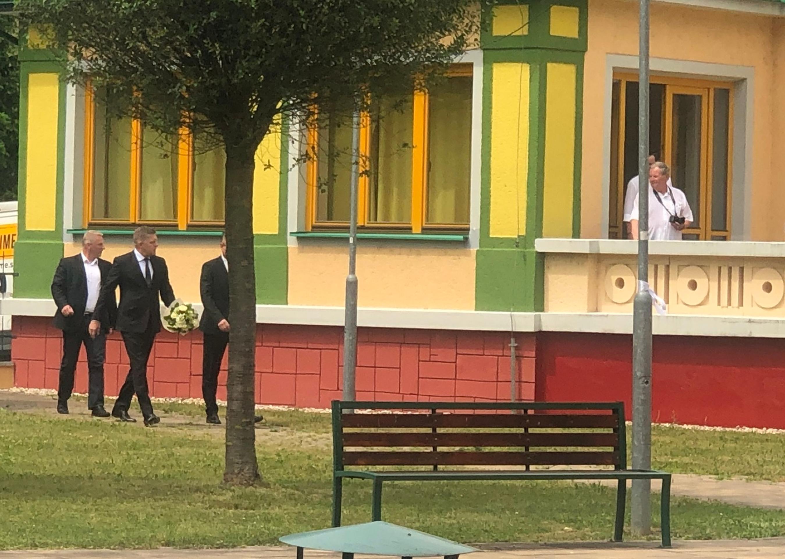 Bohumil Hanzel so svojou manželkou.