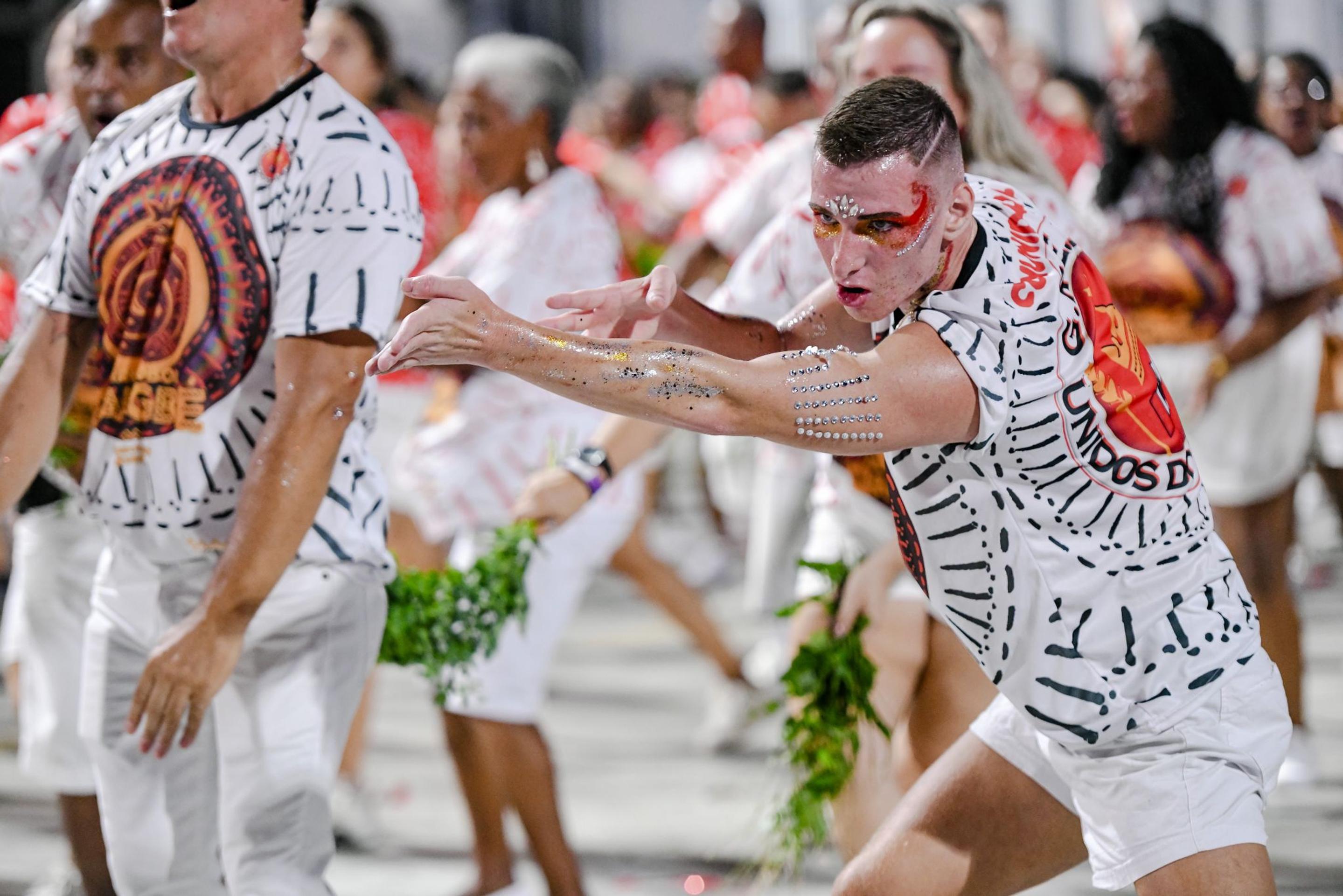 Lukáš počas generálky pred karnevalom.