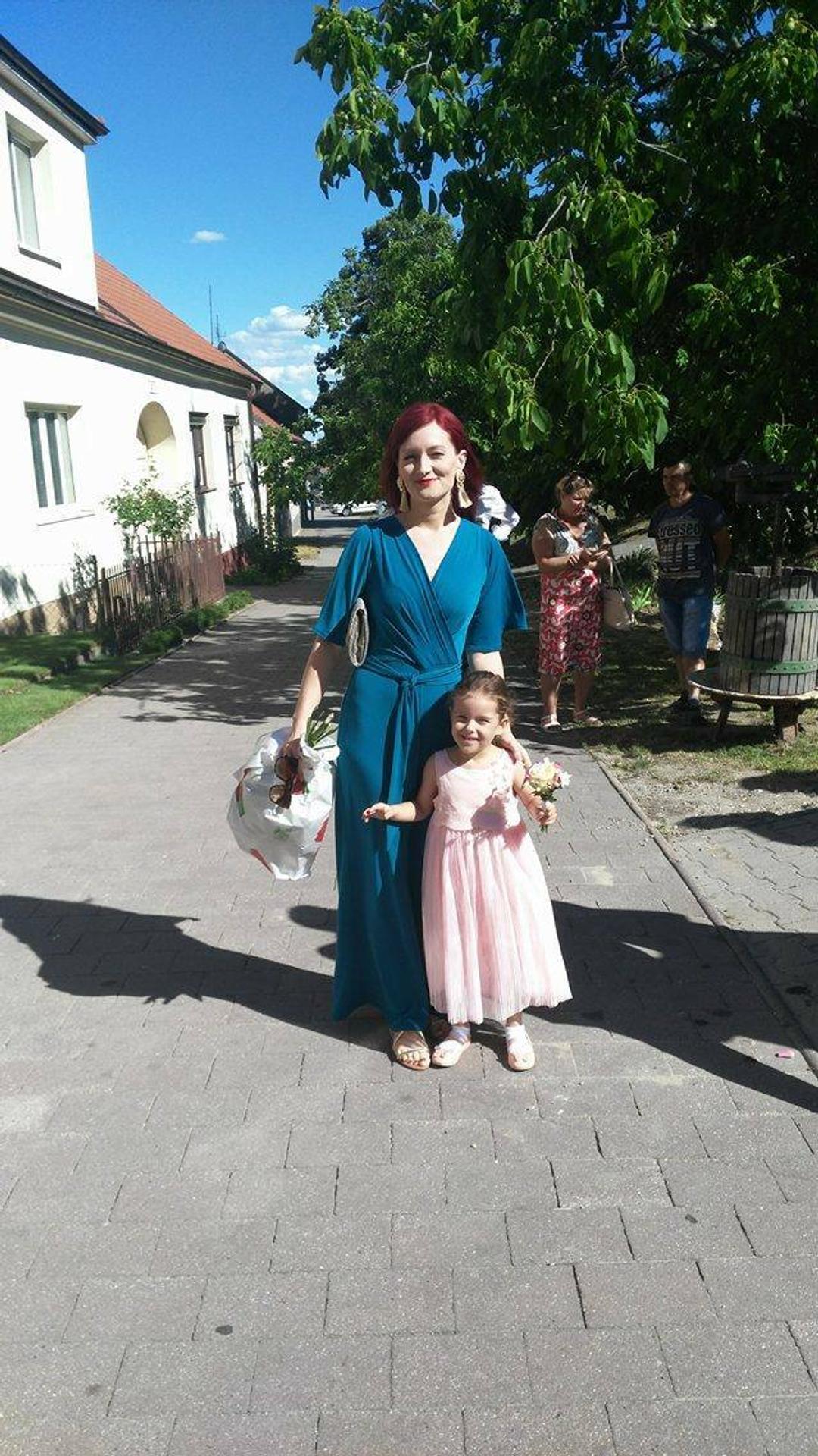 Kolegyňa Andrea Šprochová s dcérkou