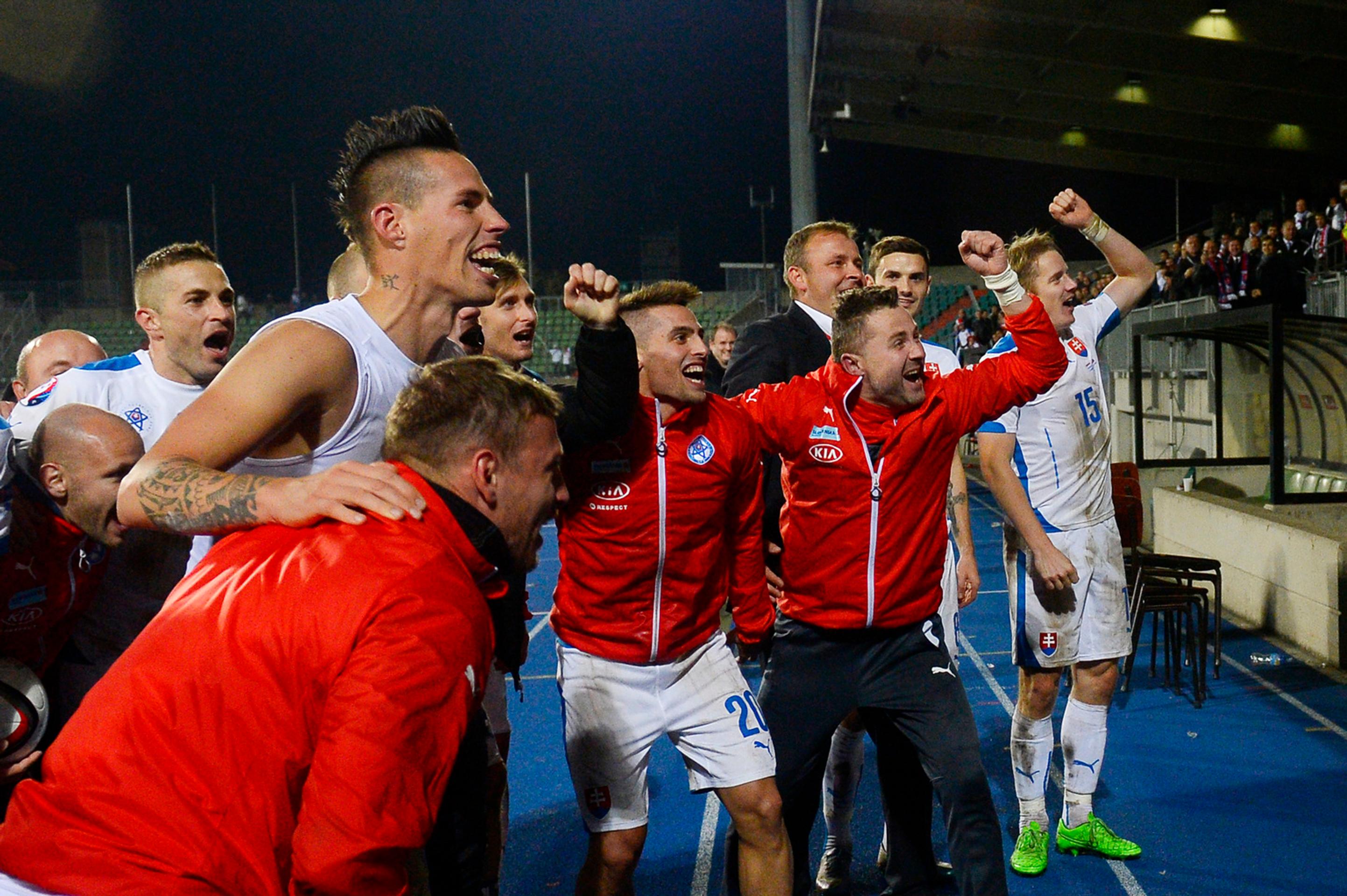 Slovensko postúpilo na EURO 2016