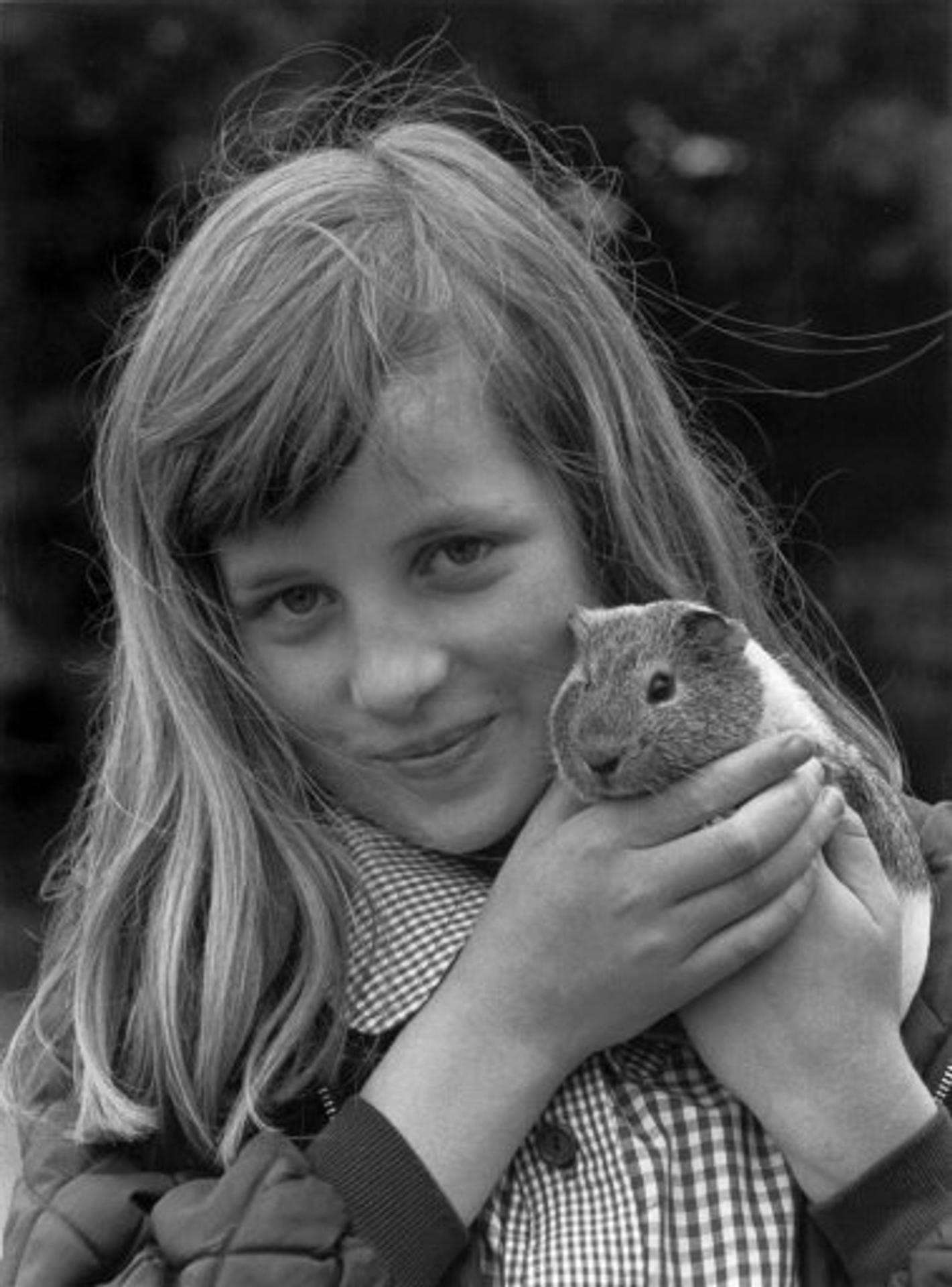 Princezná Diana ako dieťa.