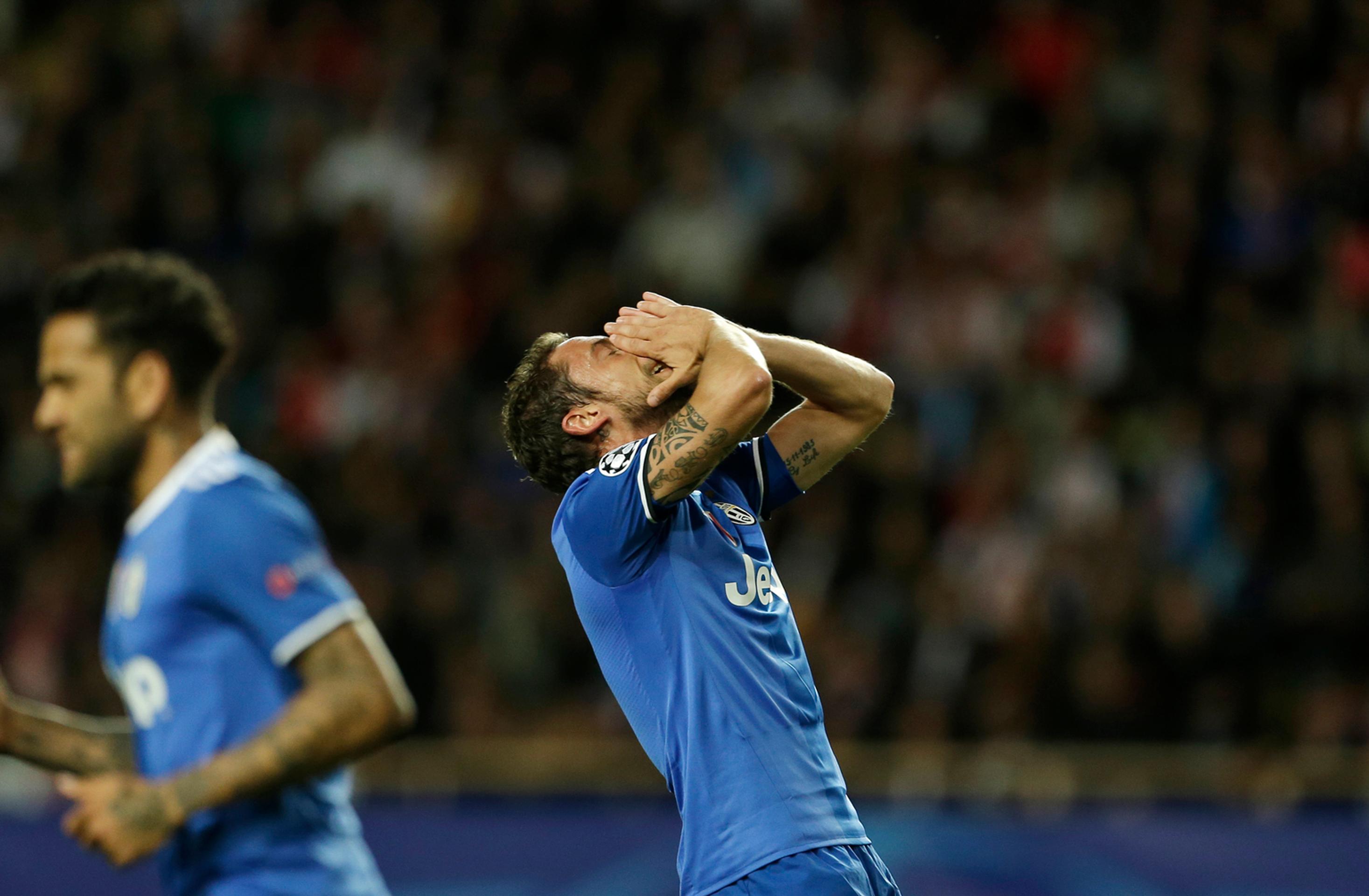 Claudio Marchisio z Juventusu si spytuje svedomie v semifinále LM proti Monacu.