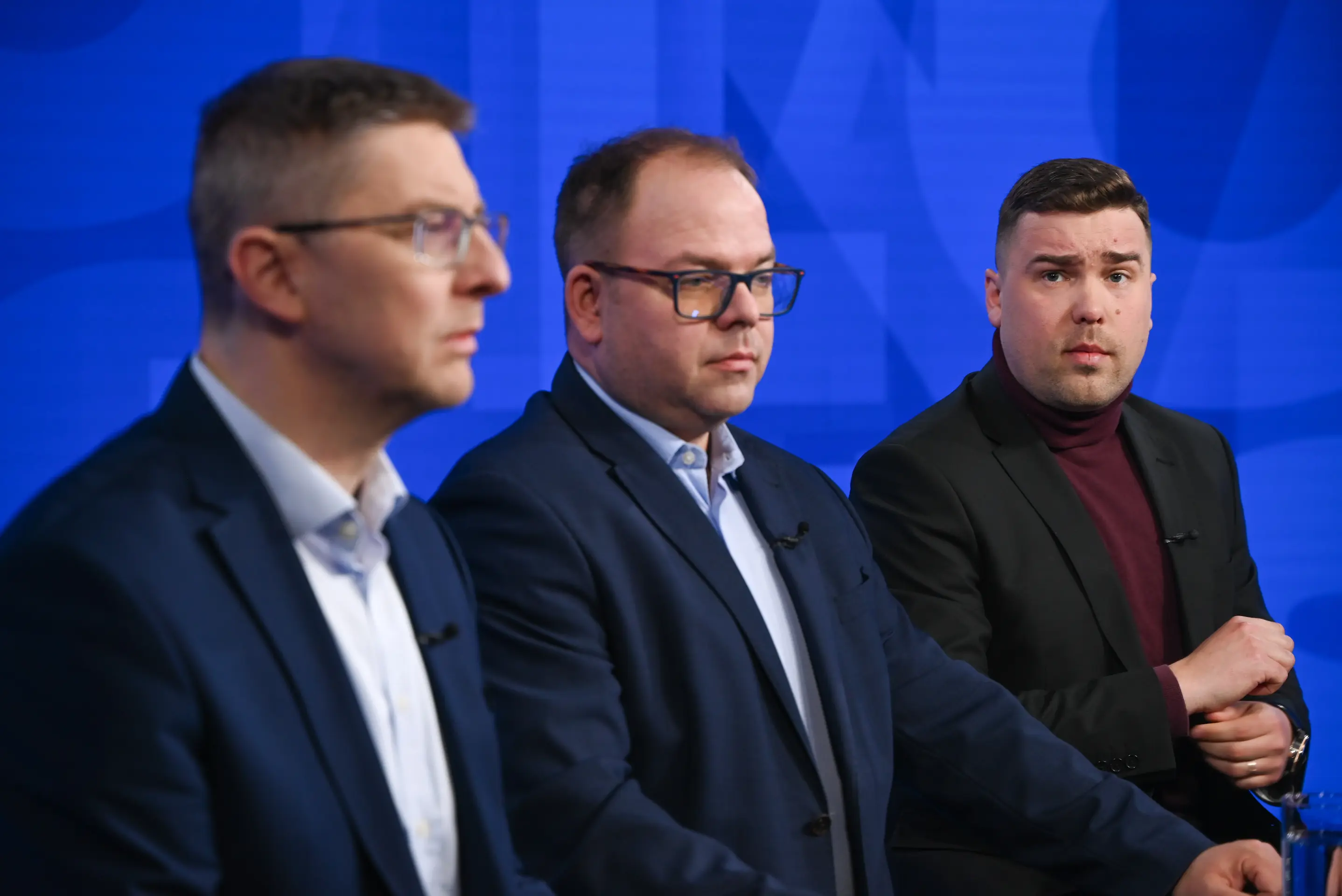Martin Slosiarik, Václav Hřích a Jakub Hankovský v relácii Na telo plus.