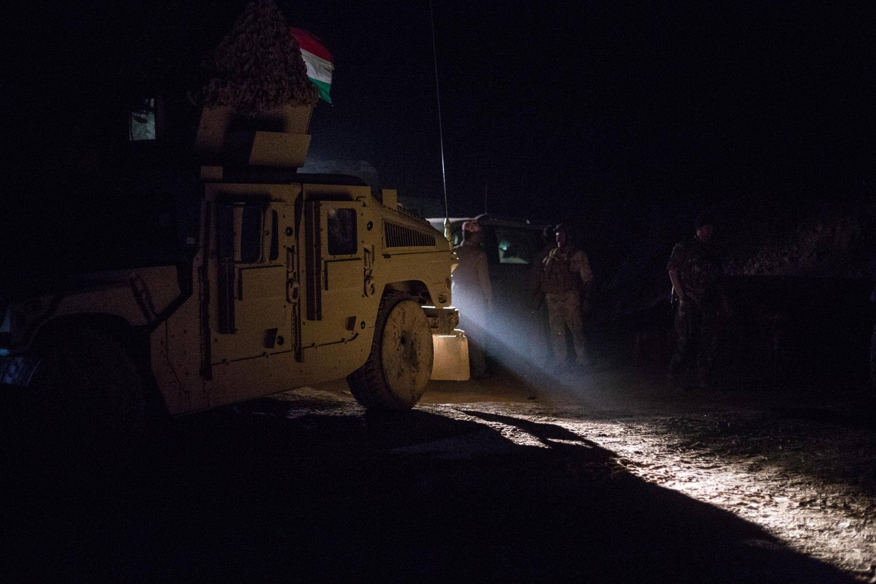 Vojaci pri irackom meste Mósul