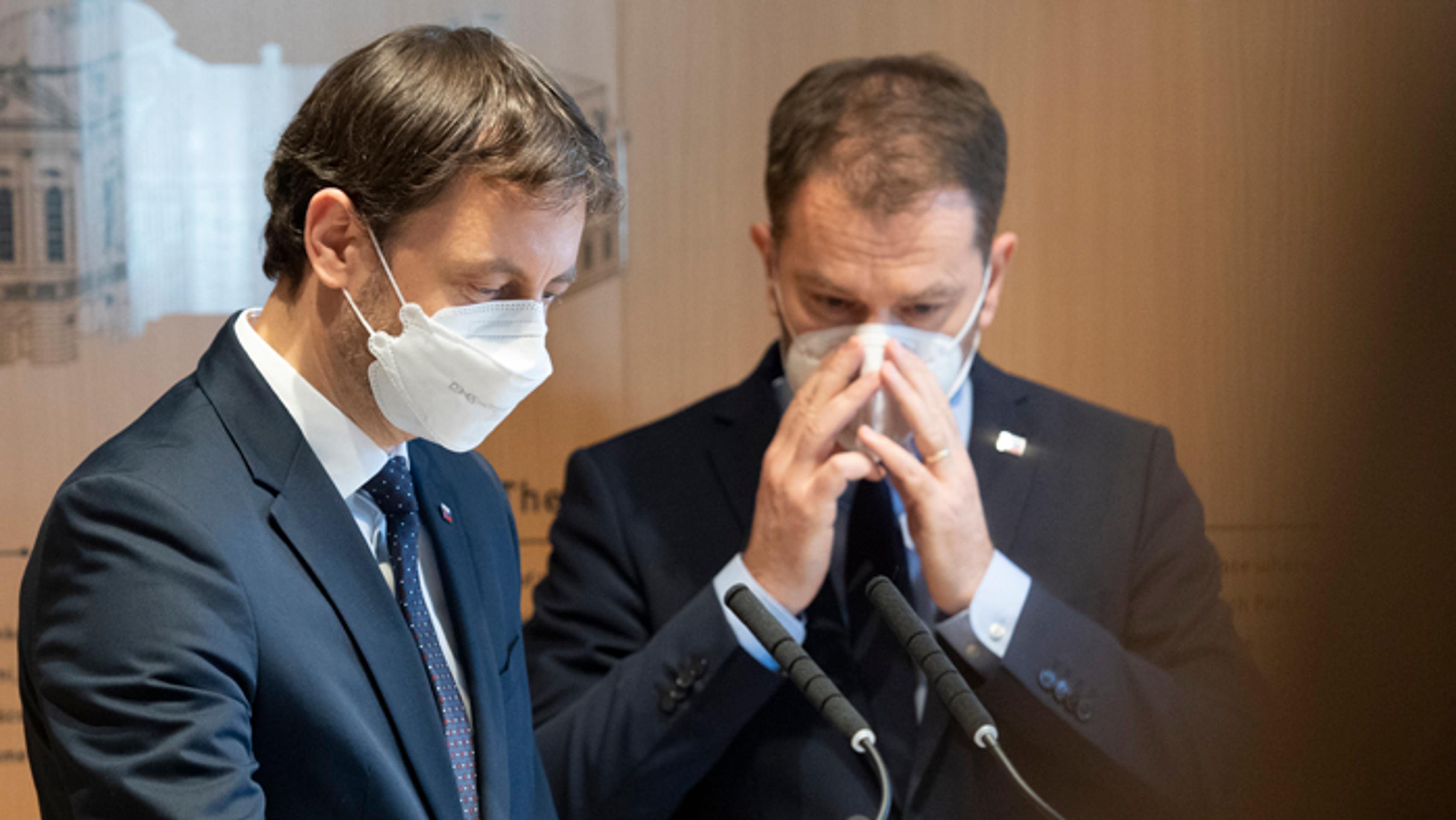 Eduard Heger a Igor Matovič.