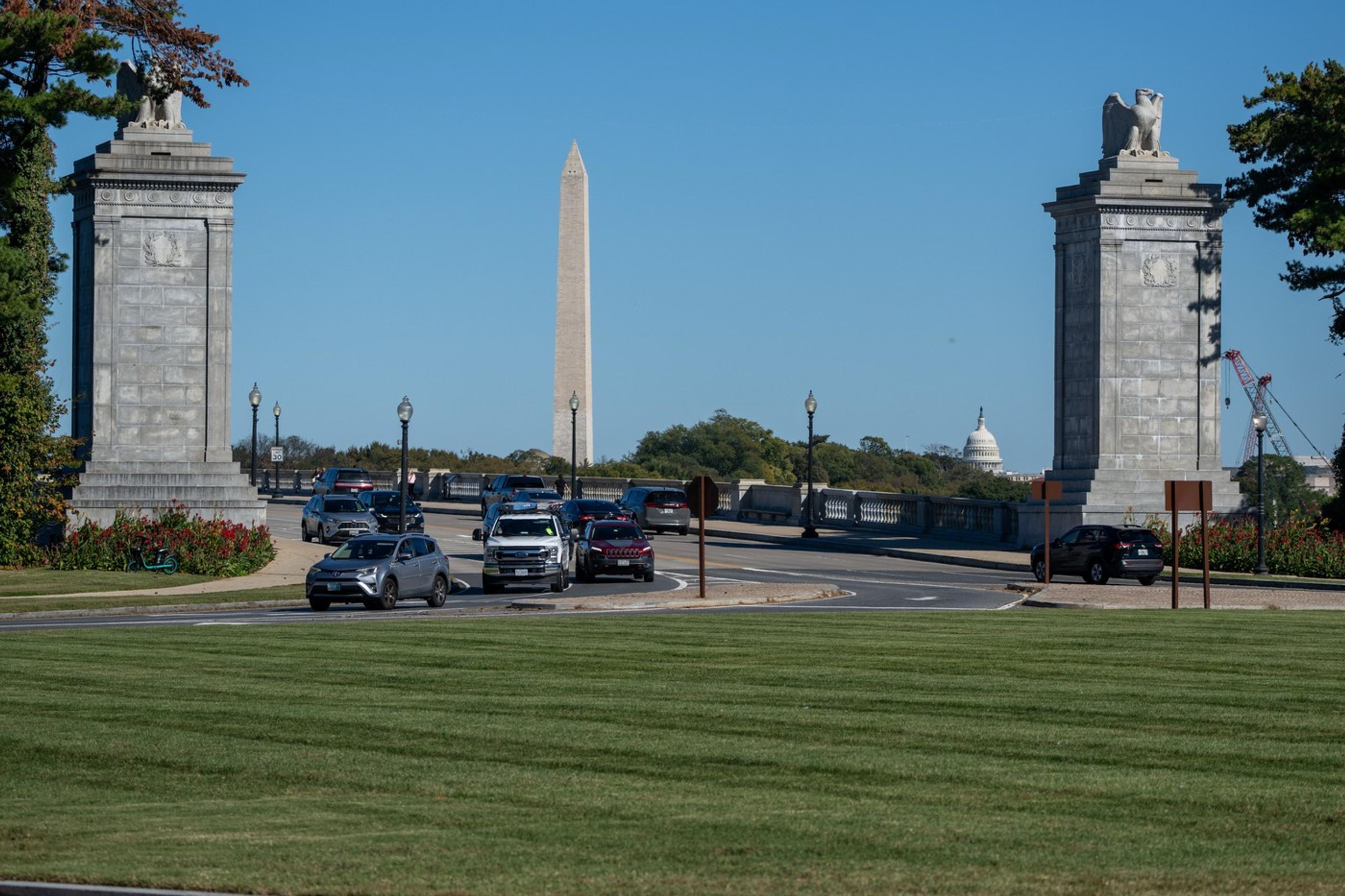 Miesto, na ktorom majú postaviť Oblúk nezávislosti.