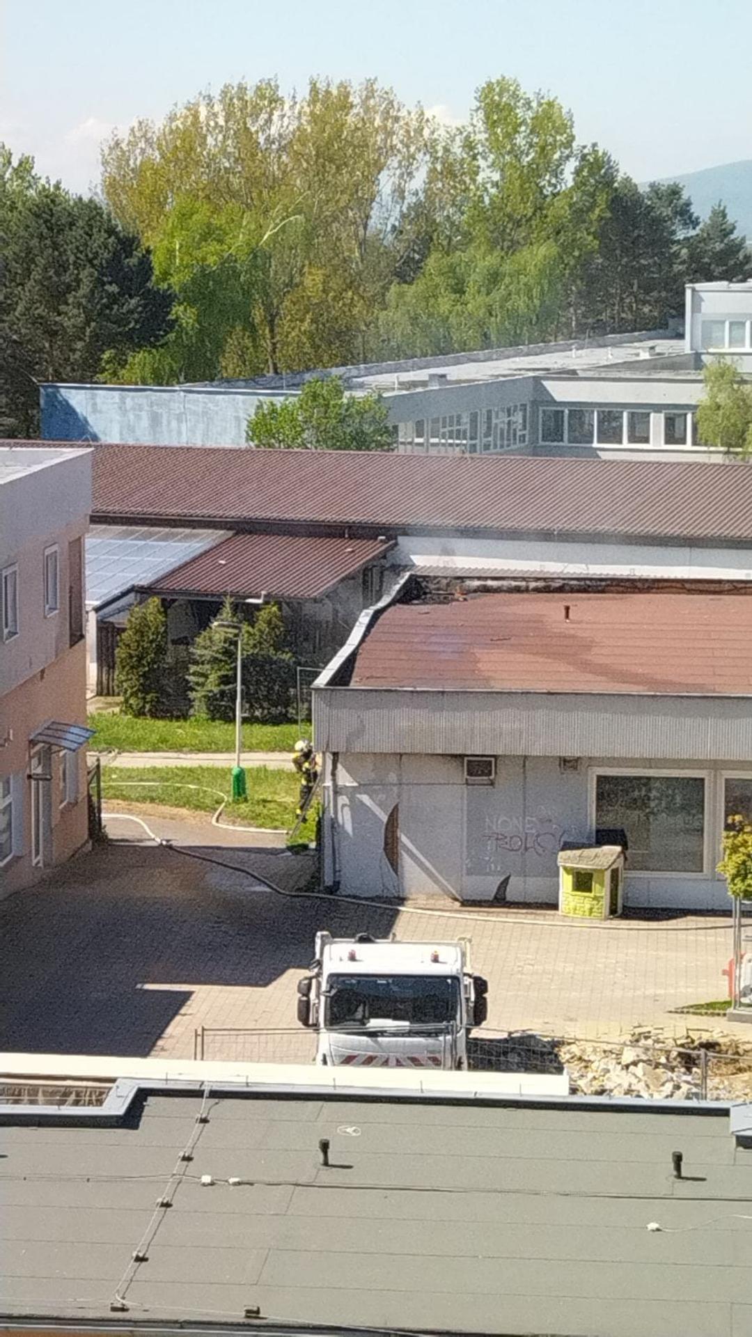 Požiar v Prievidzi.