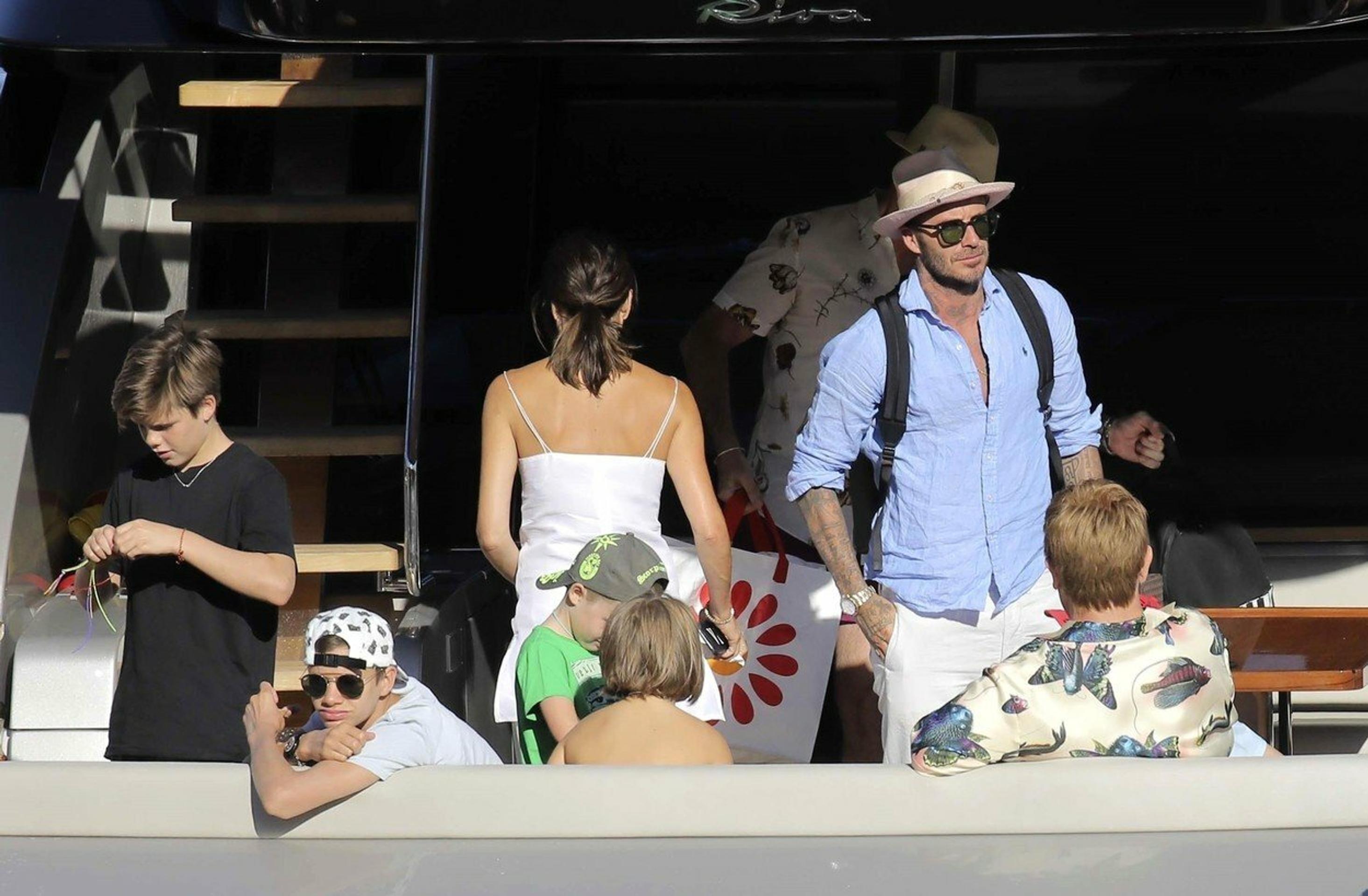 Beckhamovci na dovolenke