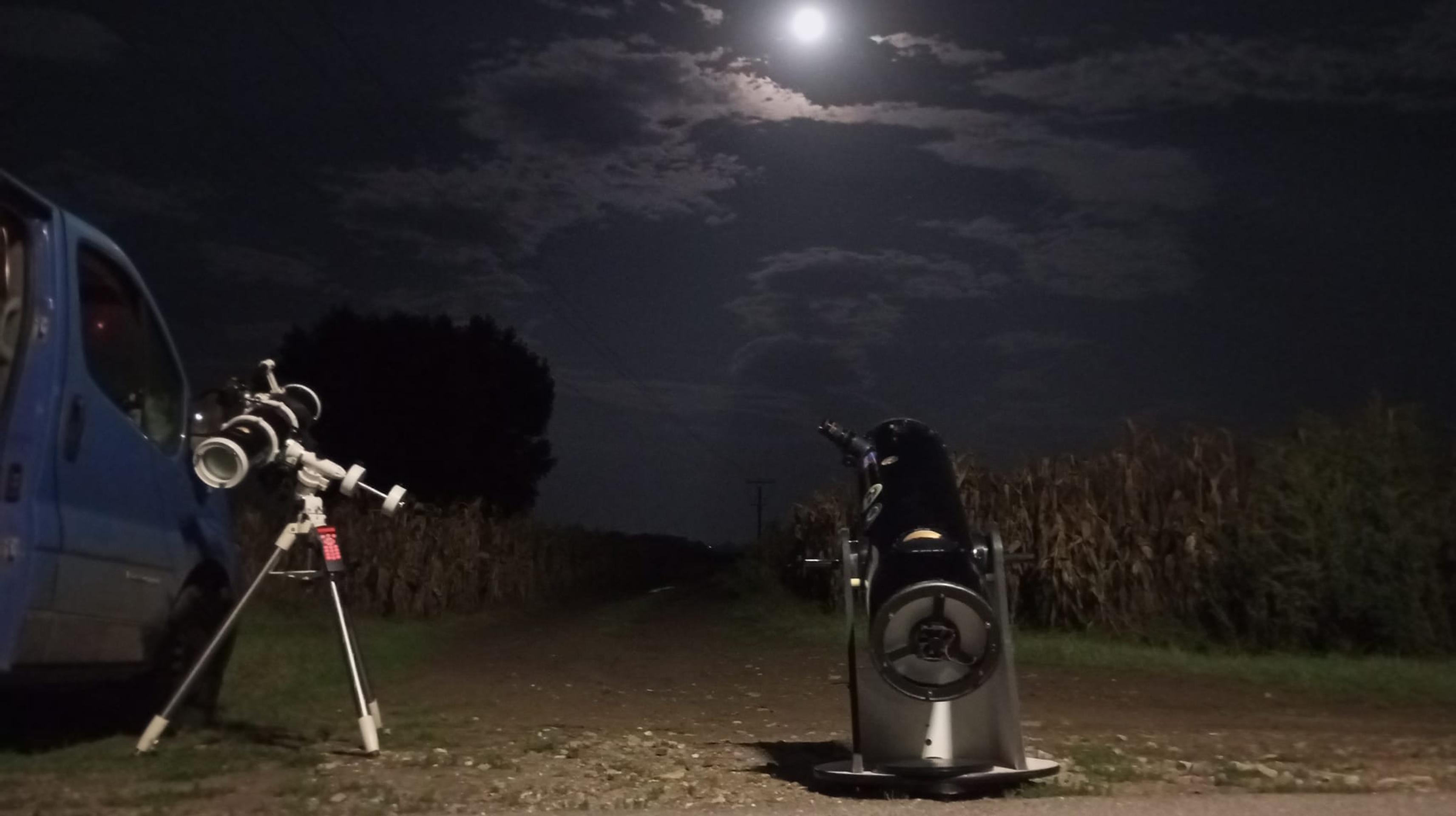 Nadšenec astronómie Michal Lachký sa na nebeské divadlo poriadne pripravil