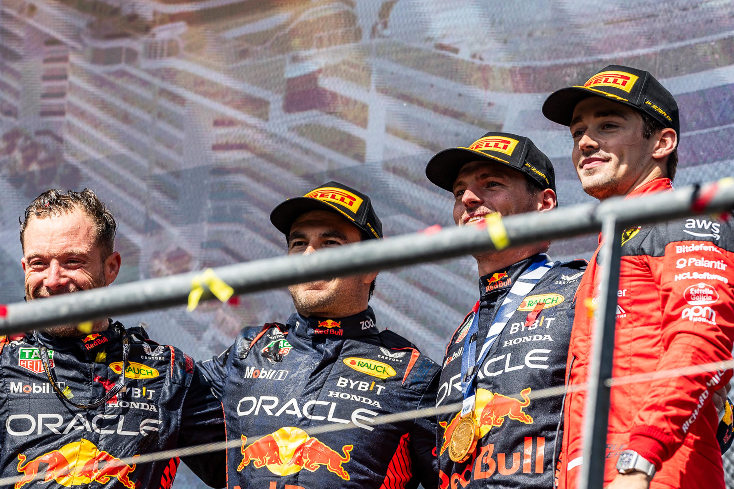 Pódium víťazov na VC Belgicka.