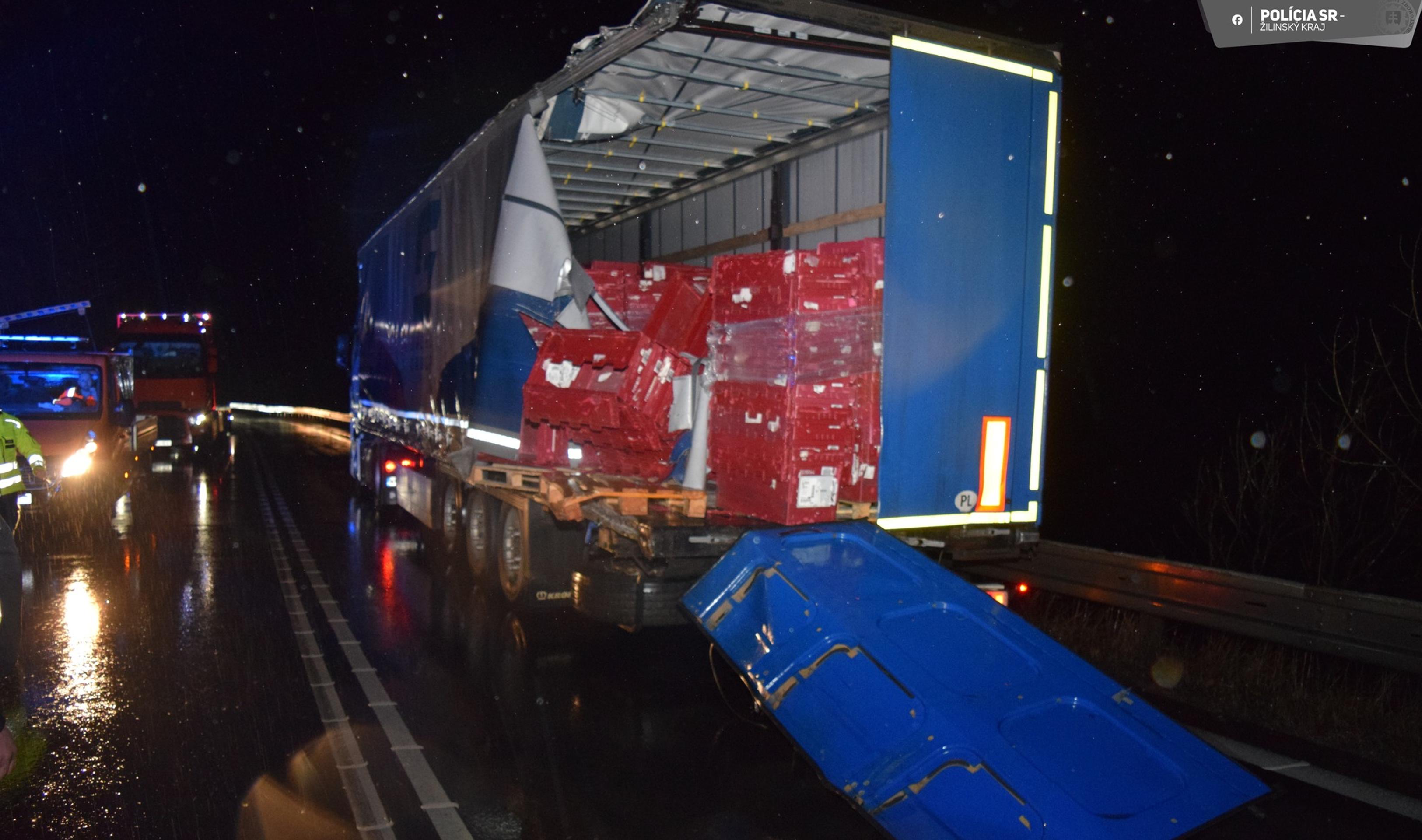 Nehoda pod Strečnom.