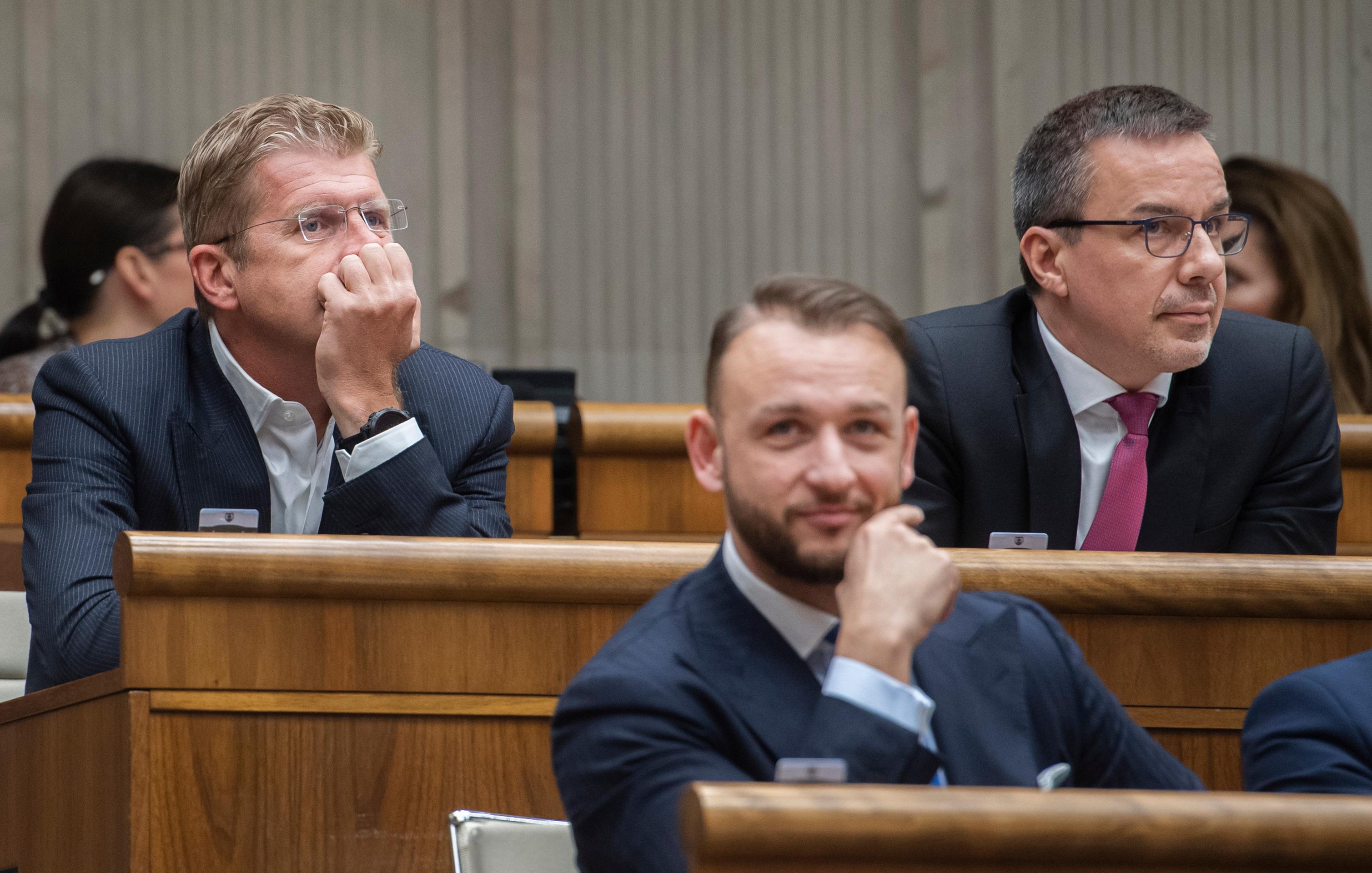 Hlasovanie o termíne predčasných volieb.