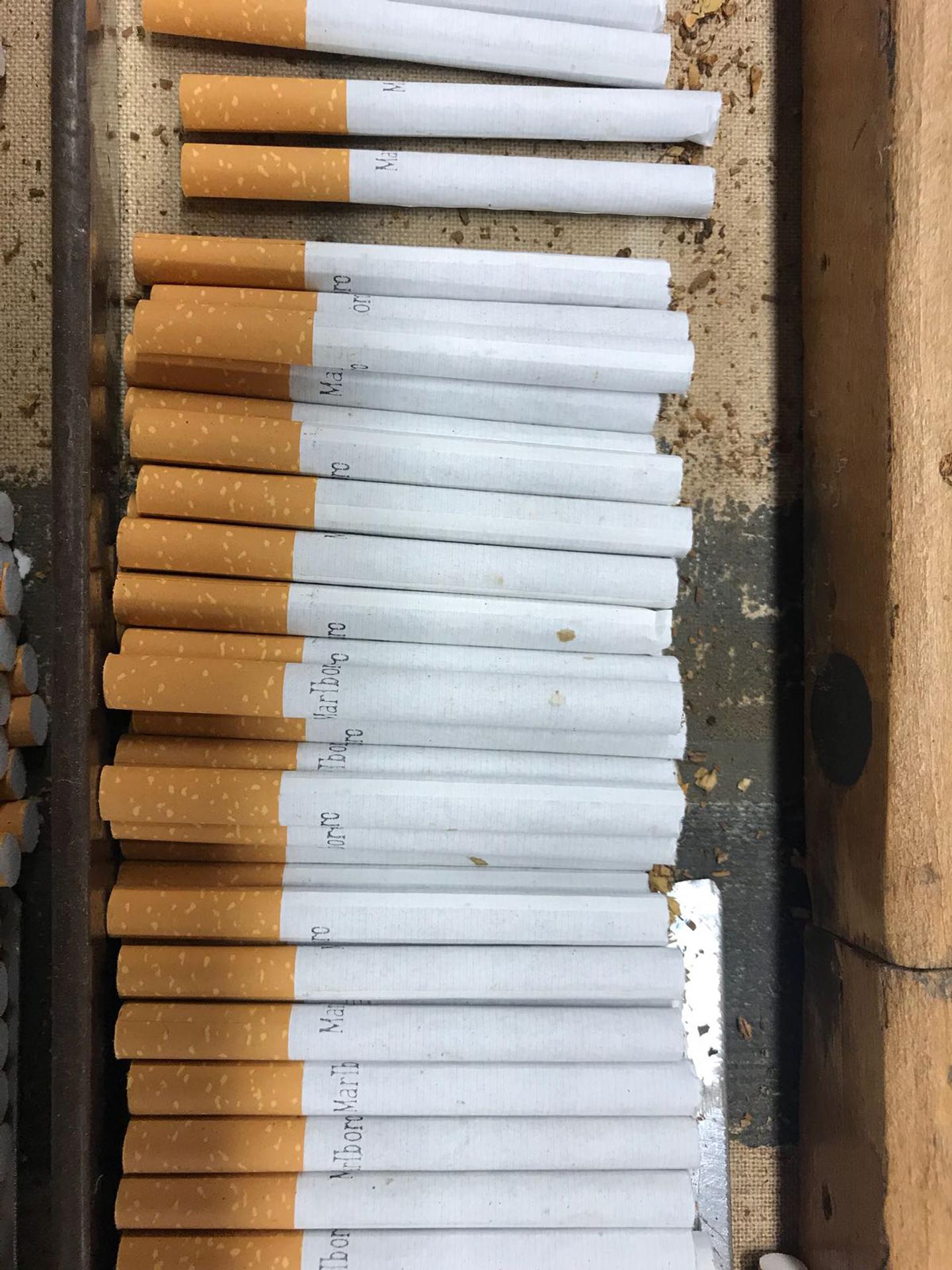 Nelegálna výrobňa cigariet