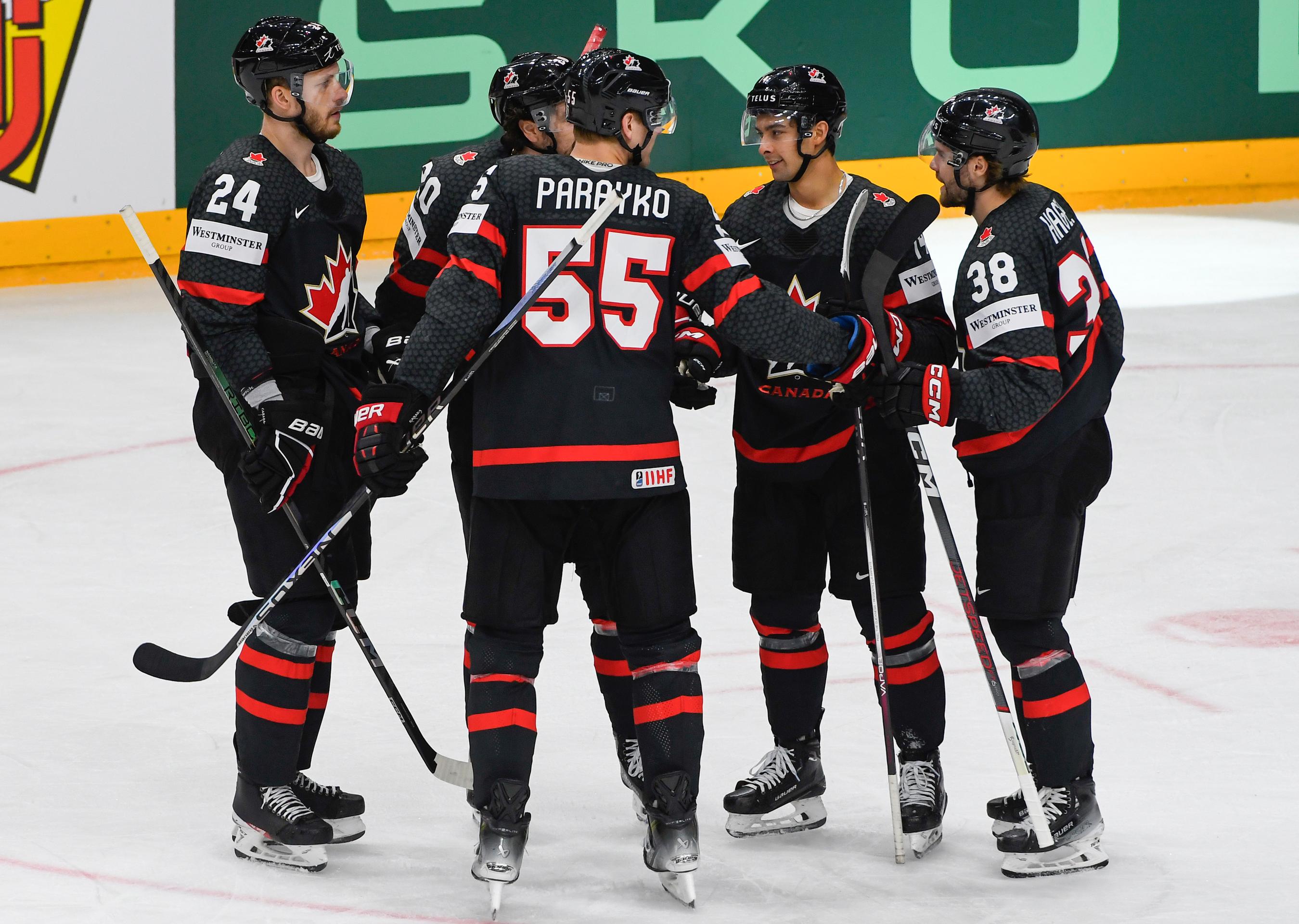 Štvrťfinále MS 2024: Kanada - Slovensko.