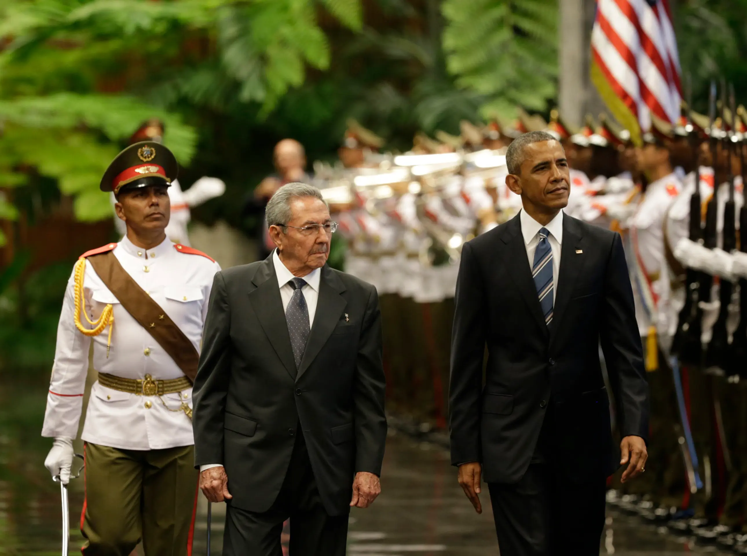 Barack Obama sa stretol s Raúlom Castrom