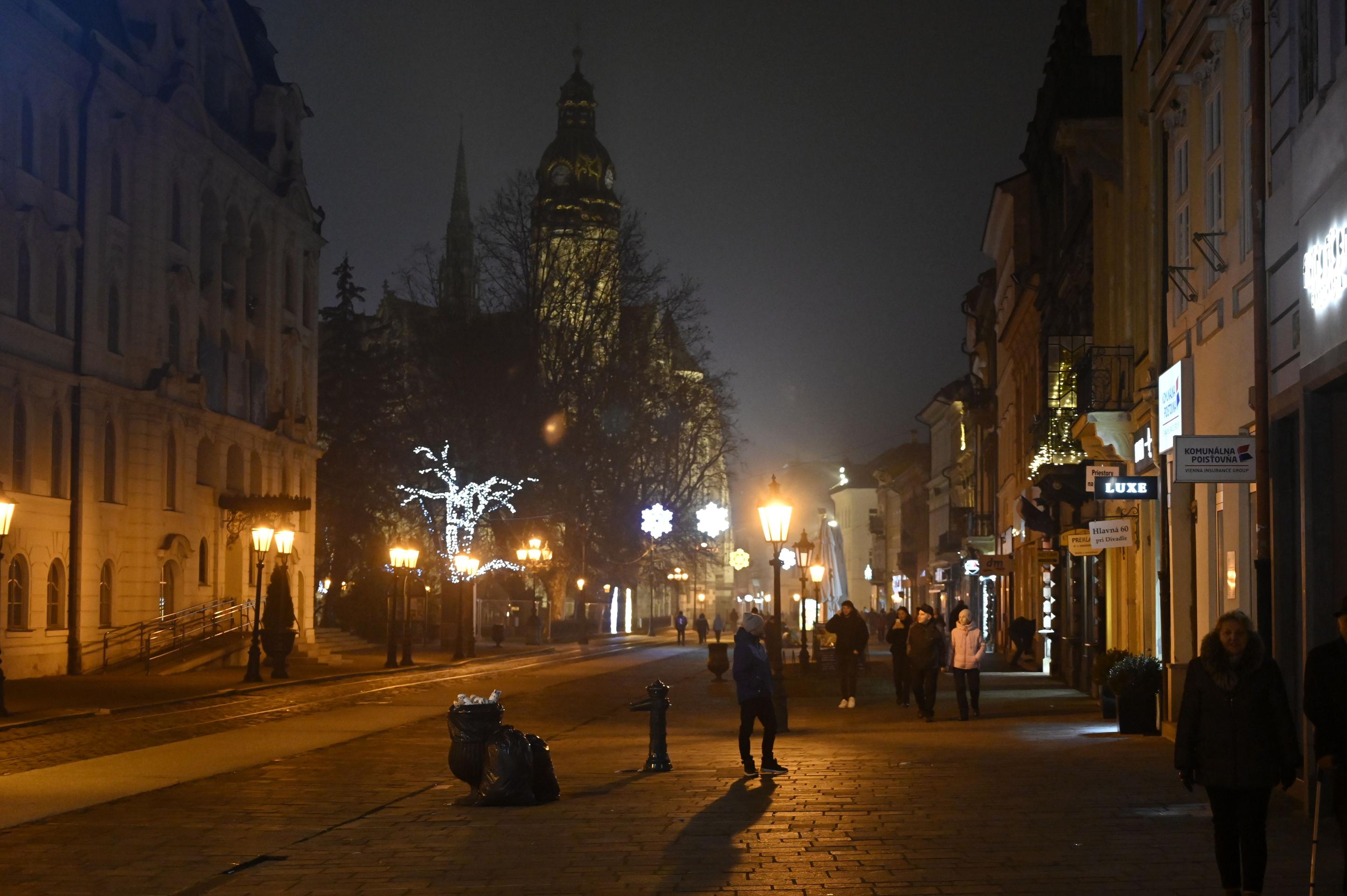 Oslavy Nového roka v Košiciach.