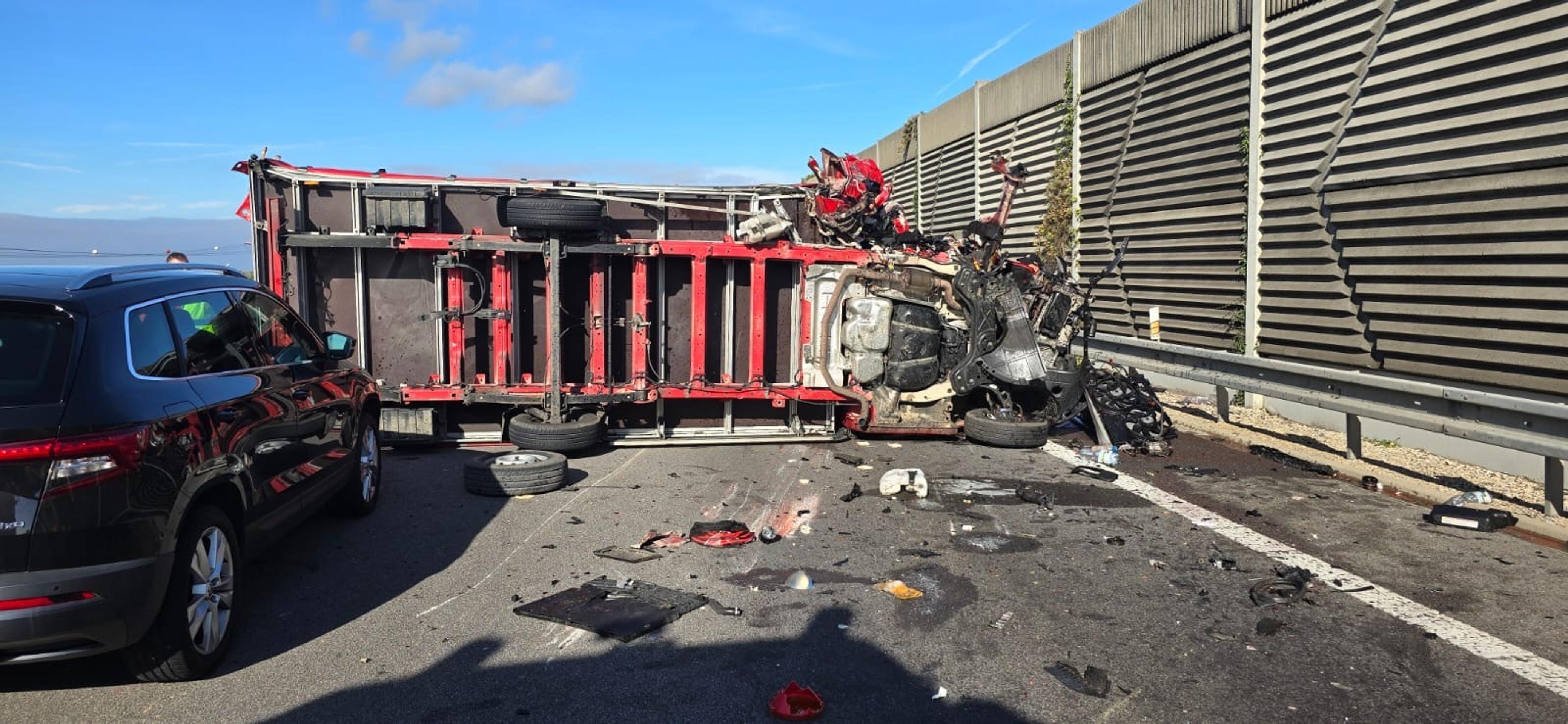 Vážna nehoda na R1 smerom na Trnavu.