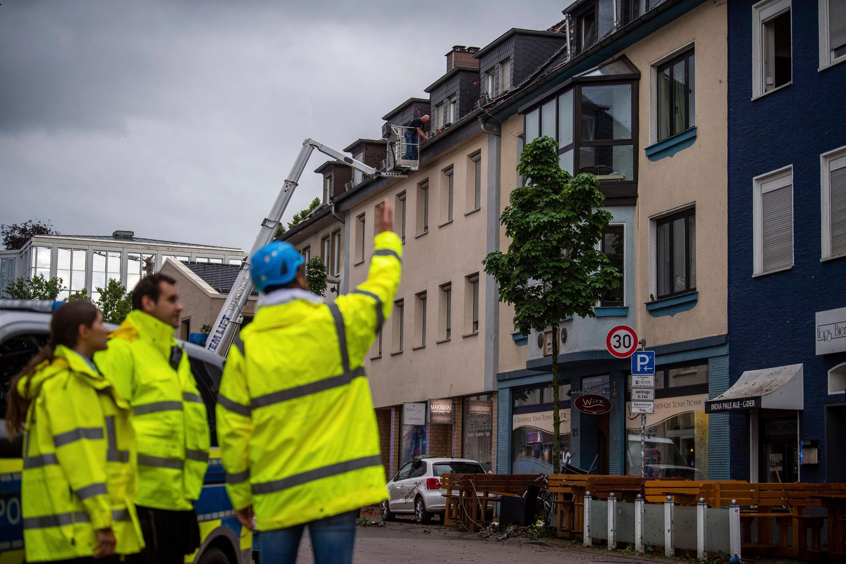 Škody po vyčíňaní počasia v Nemecku